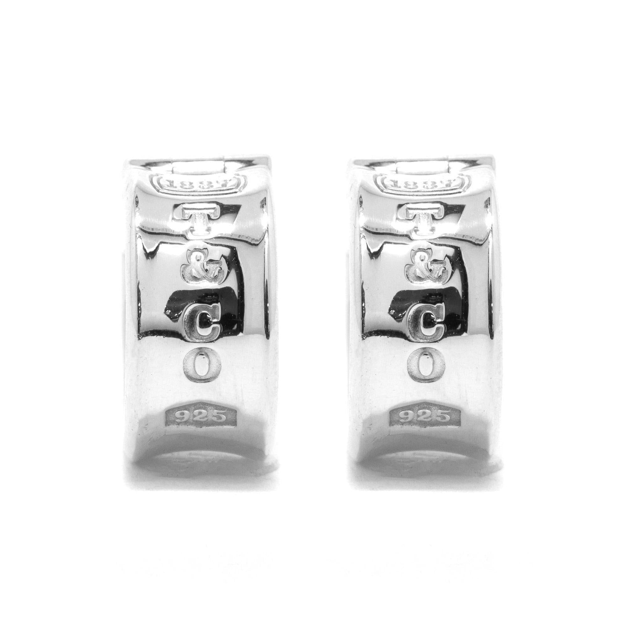 Tiffany & Co. 1837 Hoop Earrings