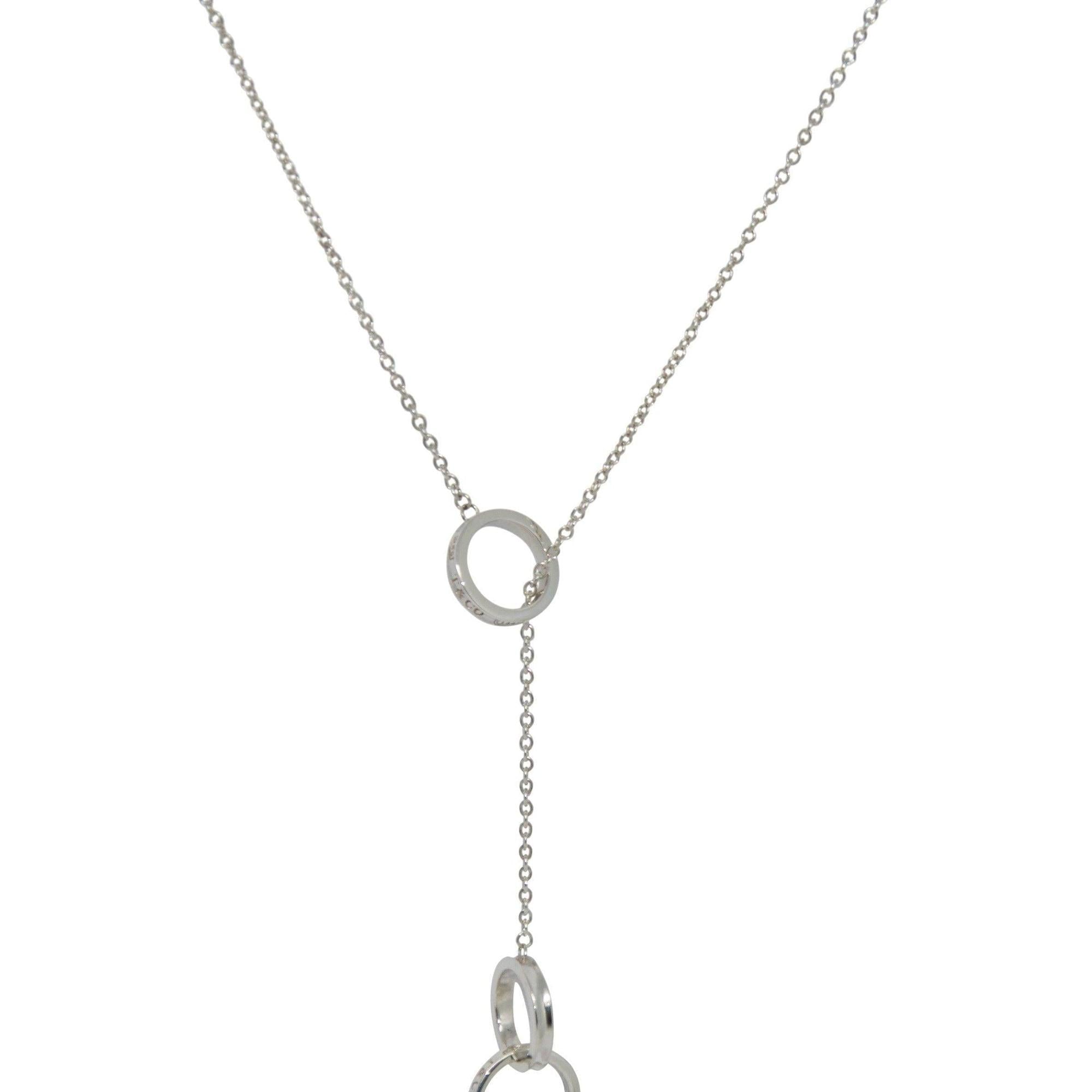 Tiffany & Co. 1837 Interlocking Circles Lariat Necklace