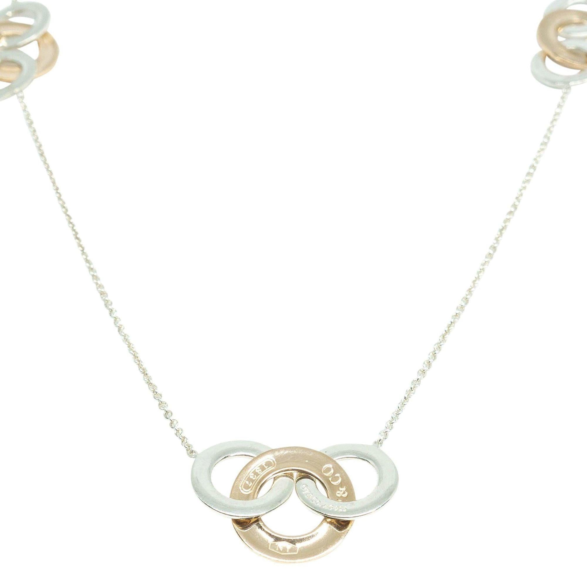 Tiffany & Co. 1837 Interlocking Circles Necklace