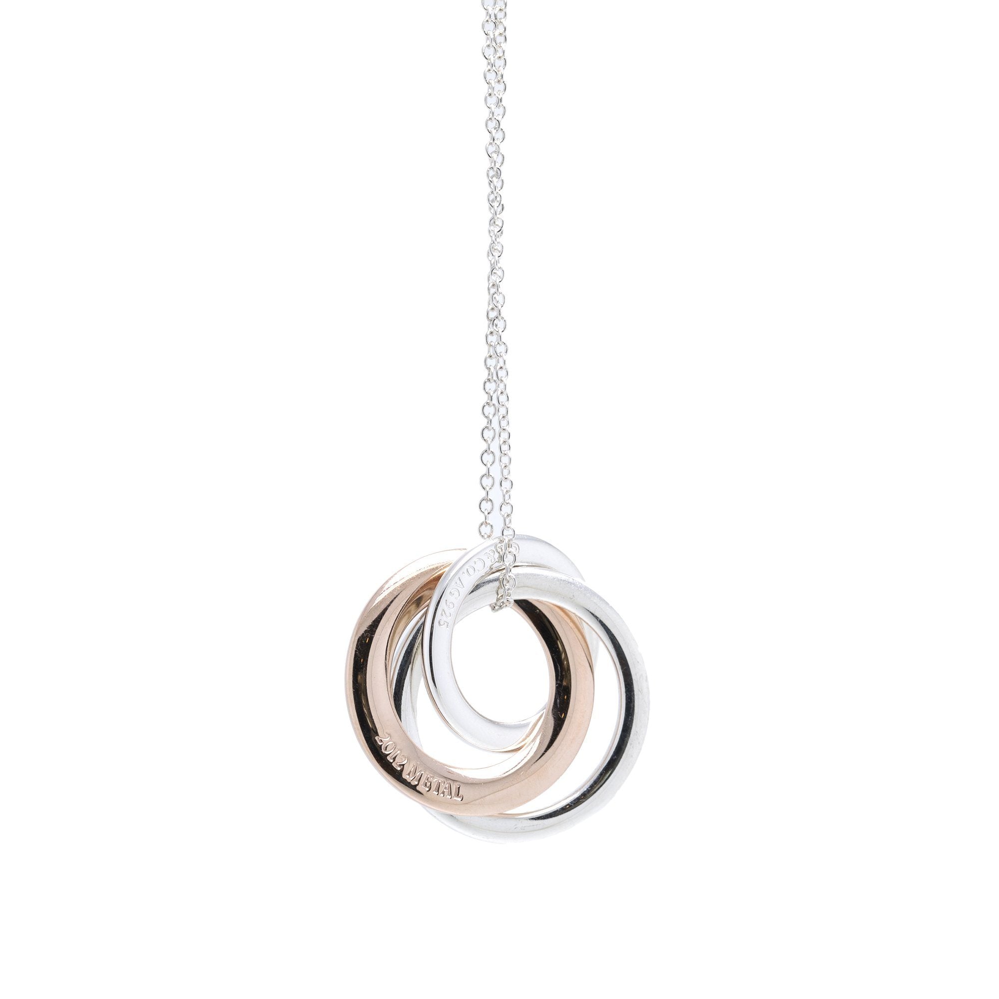 Tiffany & Co. 1837 Interlocking Circles Pendant Necklace