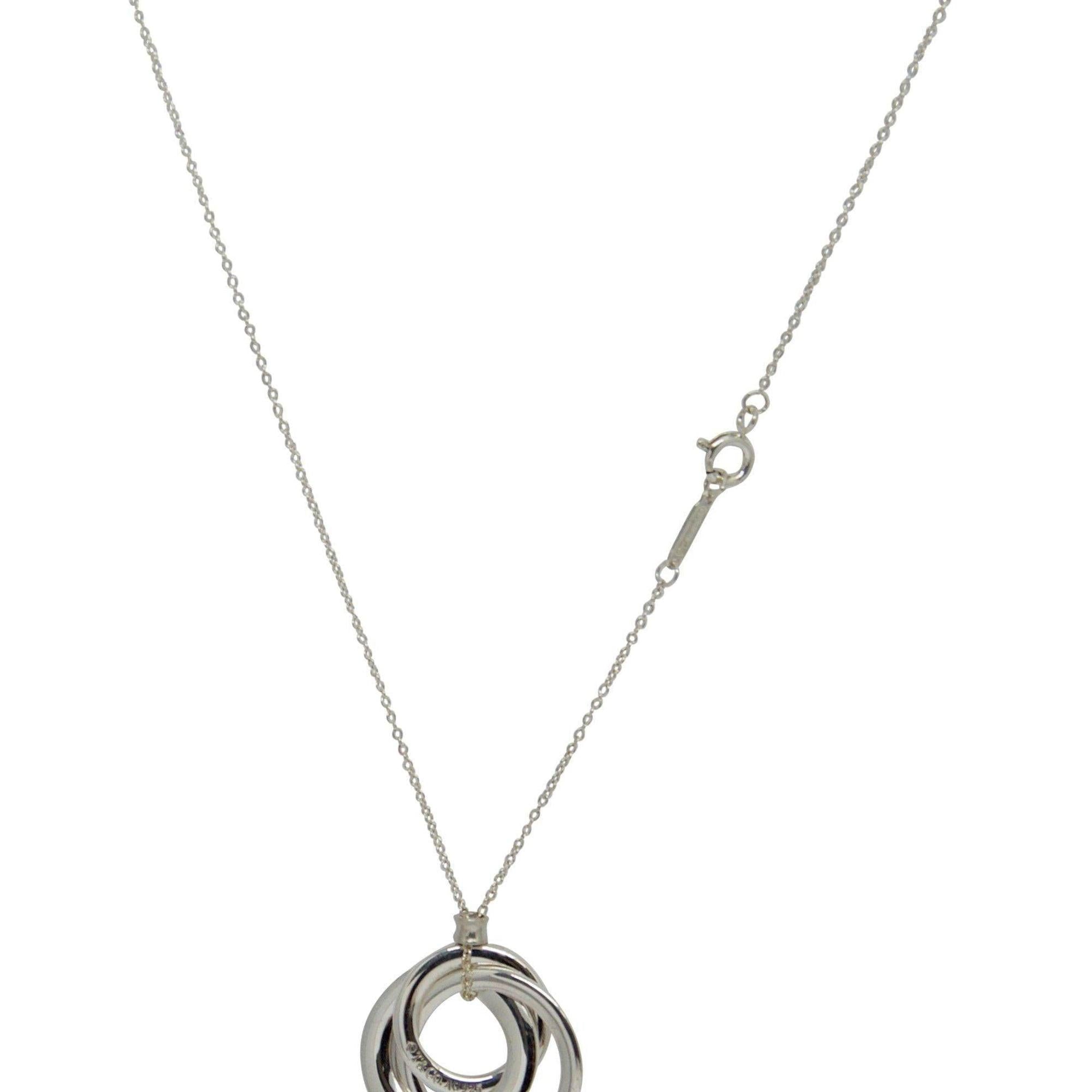Tiffany & Co. 1837 Interlocking Circles Pendant Necklace