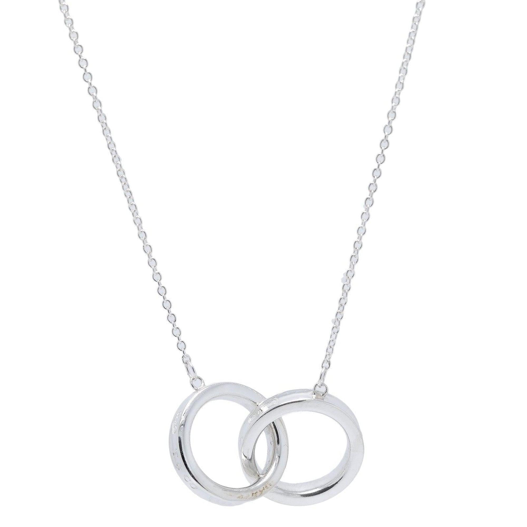 Tiffany & Co. 1837 Interlocking Circles Pendant Necklace