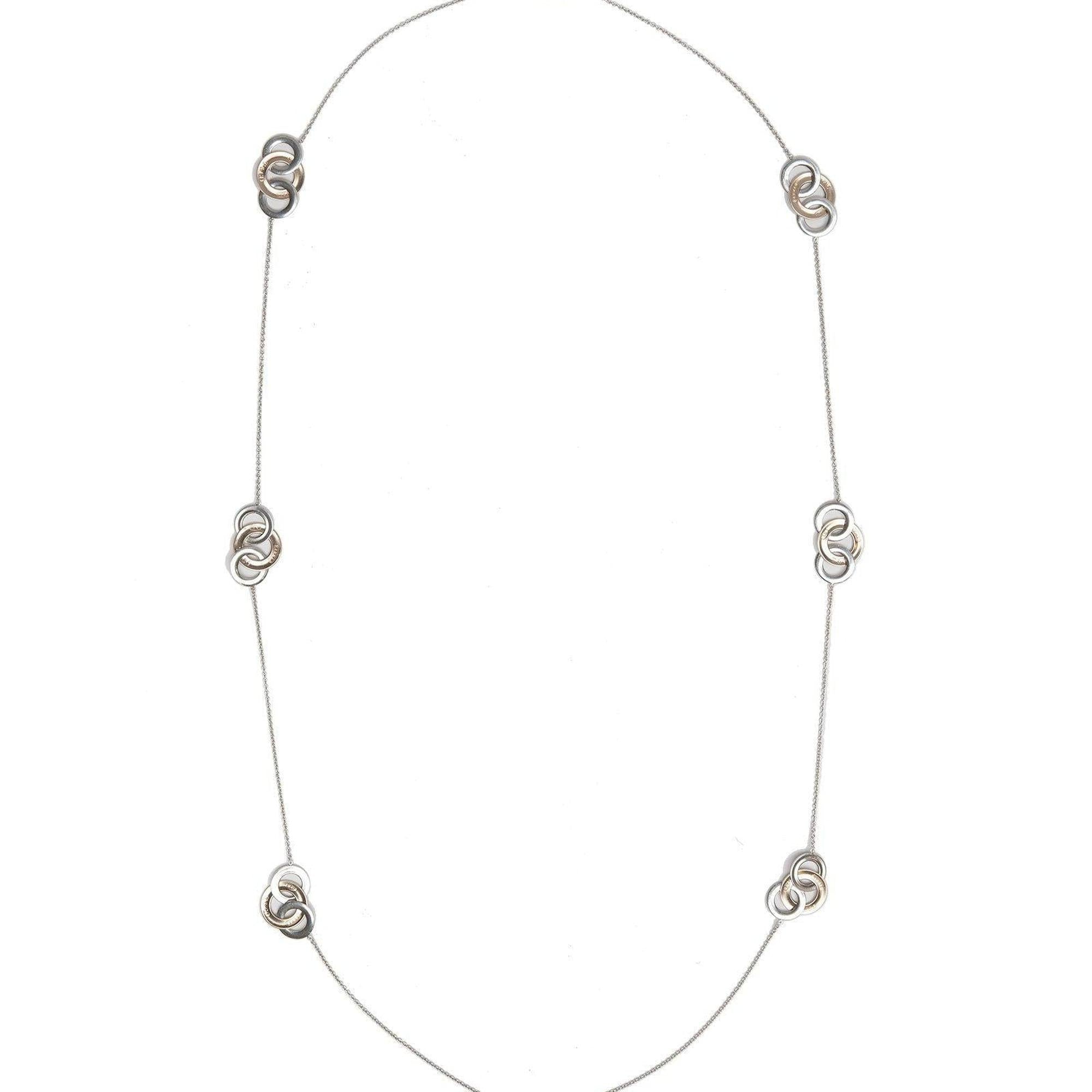 Tiffany & Co. 1837 Interlocking Circles Station Necklace