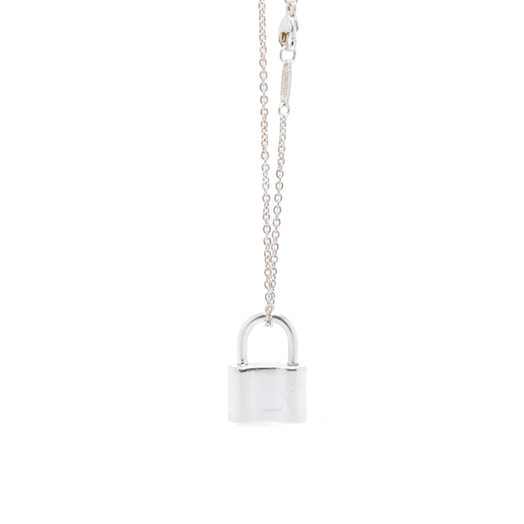 Tiffany & Co. 1837 Lock Pendant Necklace