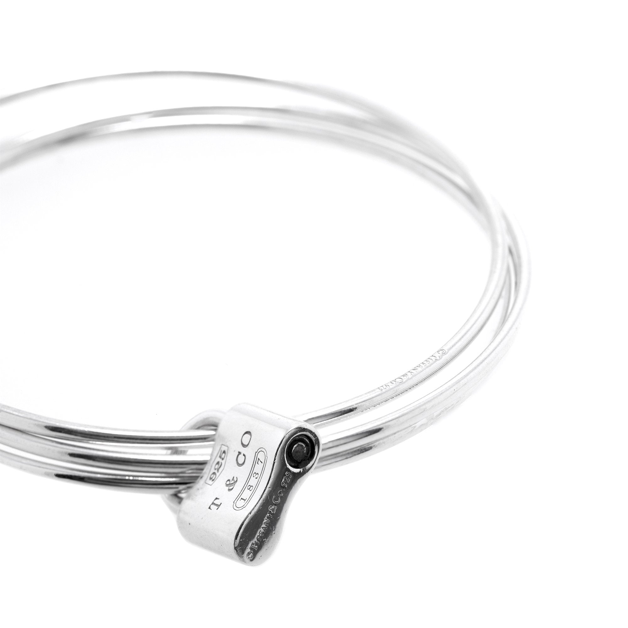 Tiffany & Co. 1837 Lock Triple Bangle Bracelet