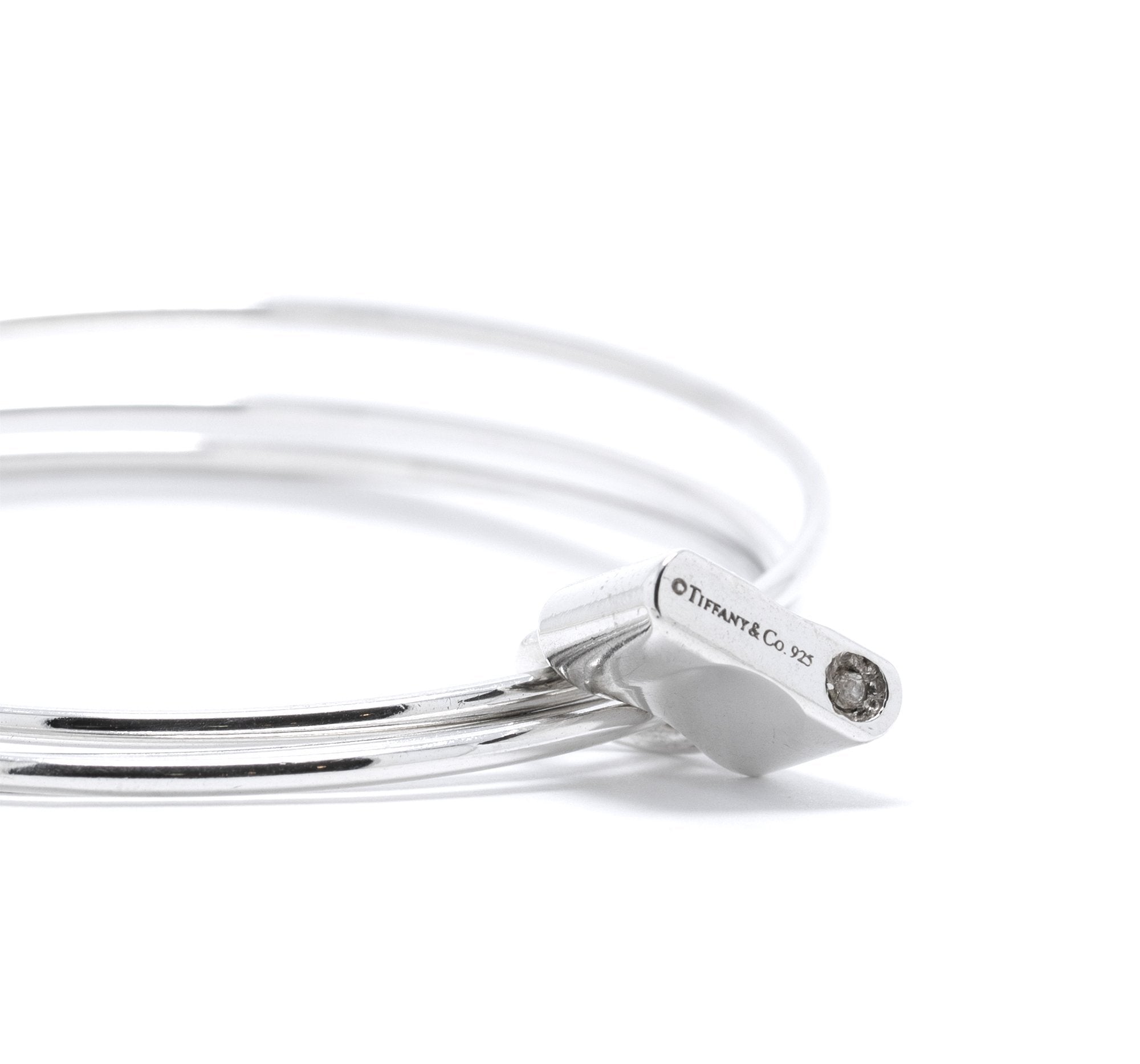 Tiffany & Co. 1837 Lock Triple Bangle Bracelet