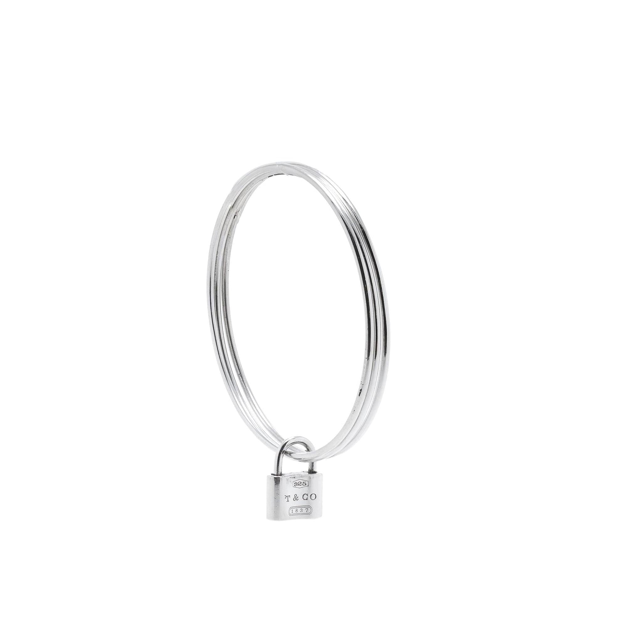 Tiffany & Co. 1837 Lock Triple Bangle Bracelet