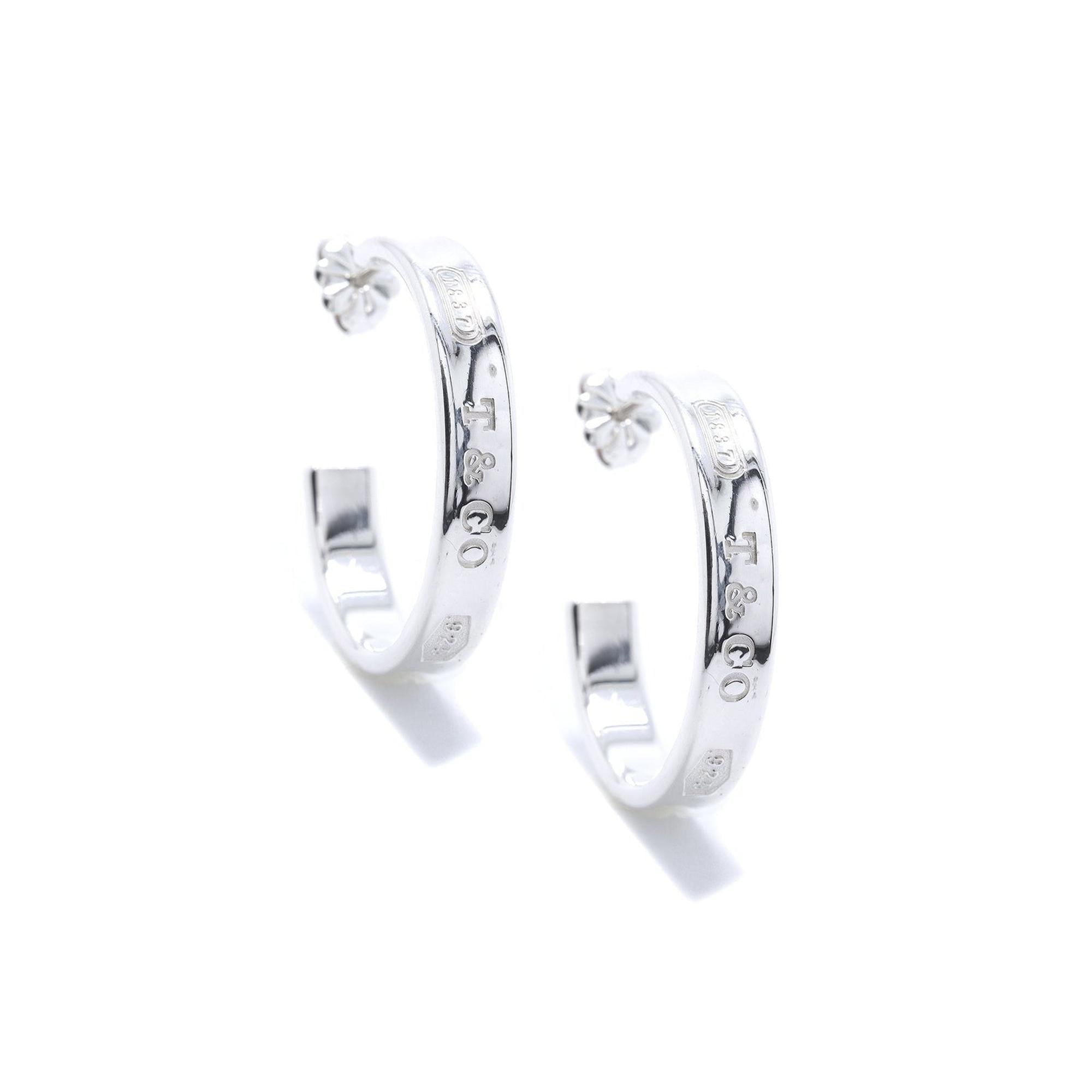 Tiffany & Co. 1837 Medium Hoop Earrings