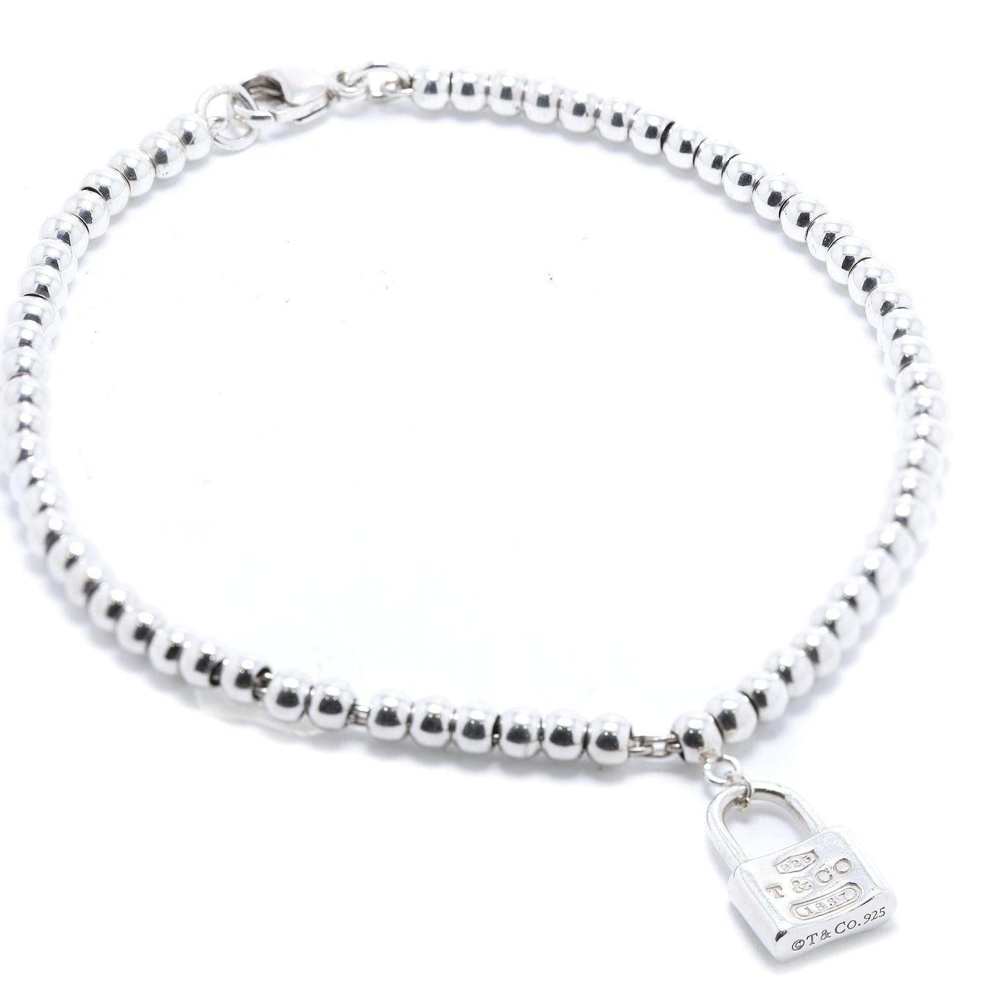 Tiffany & Co. 1837 Mini Lock Bead Bracelet