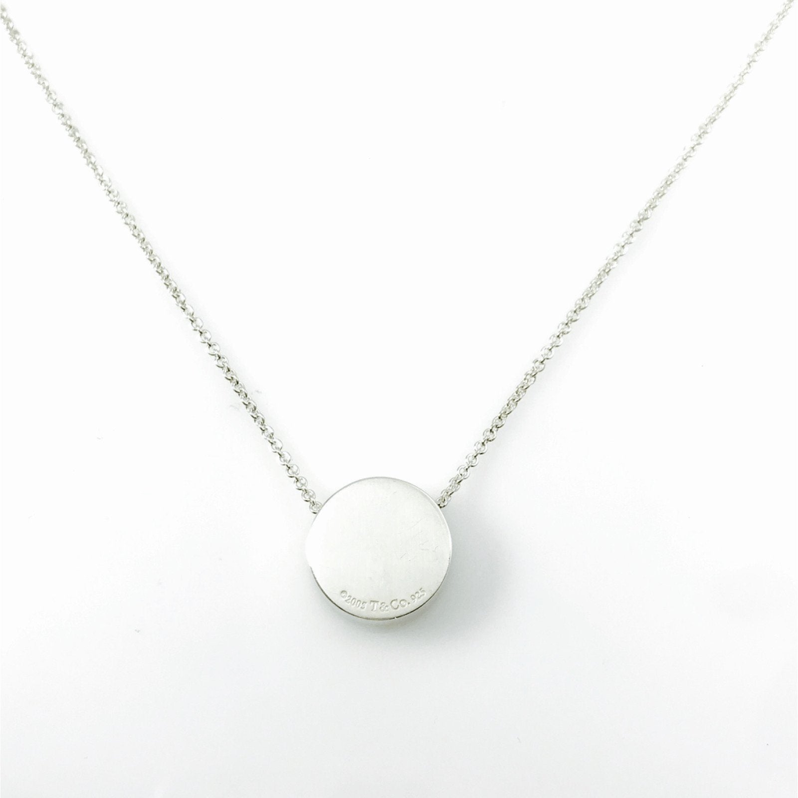 Tiffany & Co. 1837 Round Pendant Necklace