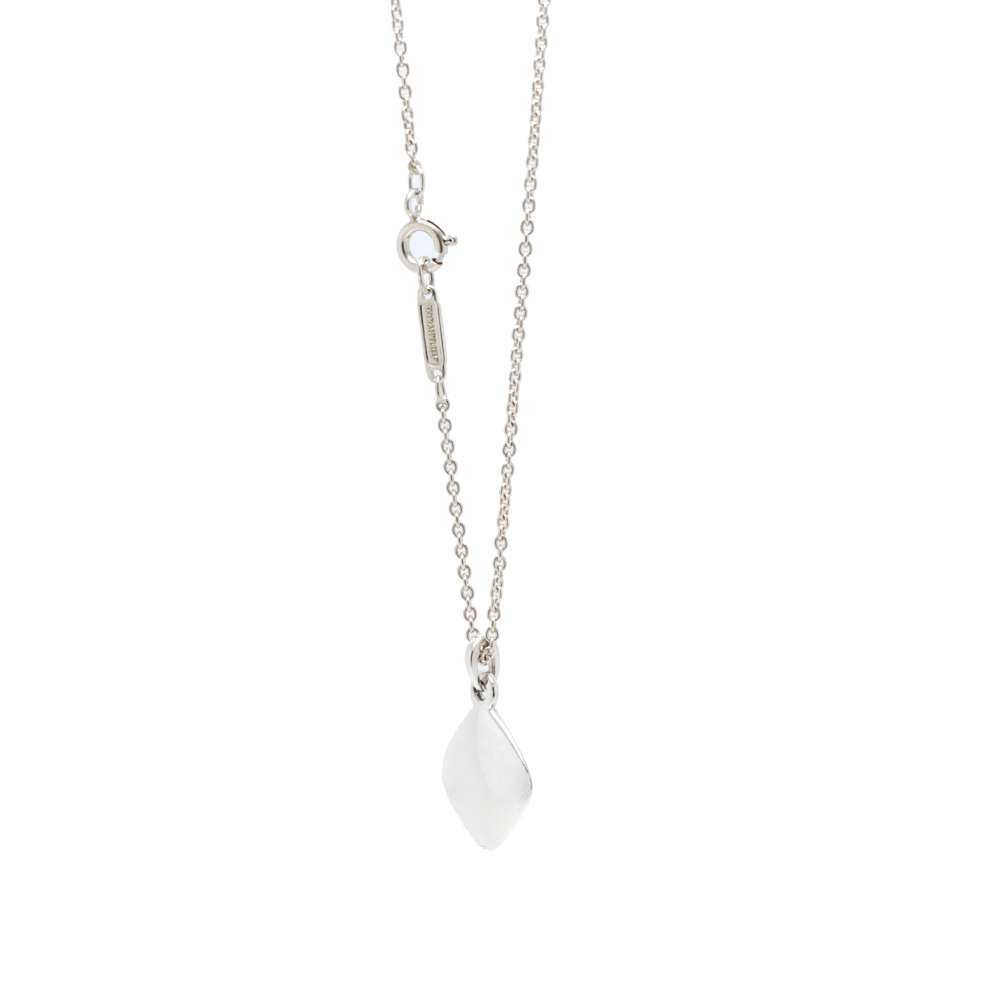 Tiffany & Co. 1837 Square Pendant Necklace