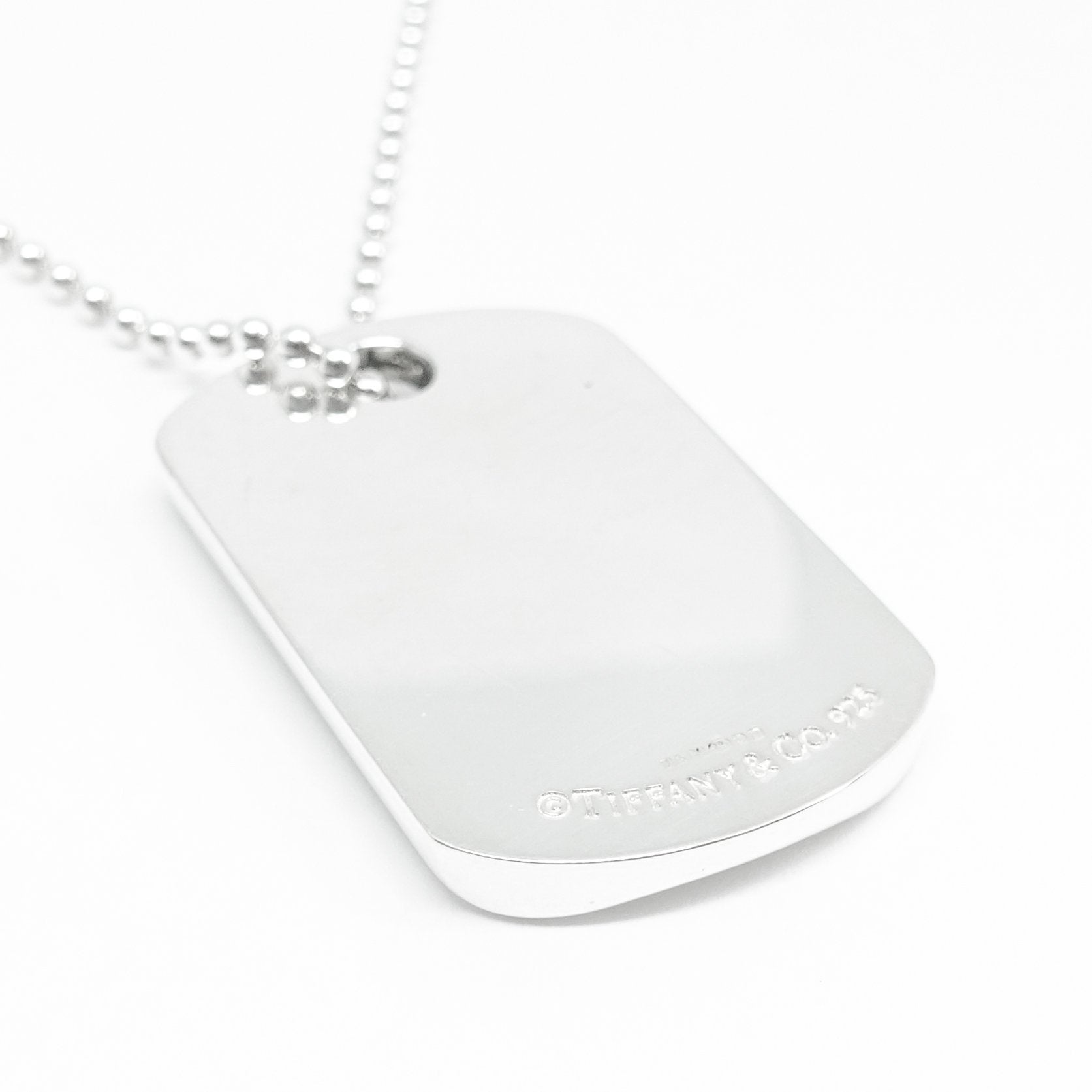 Tiffany & Co. 1837 Tag Pendant Necklace