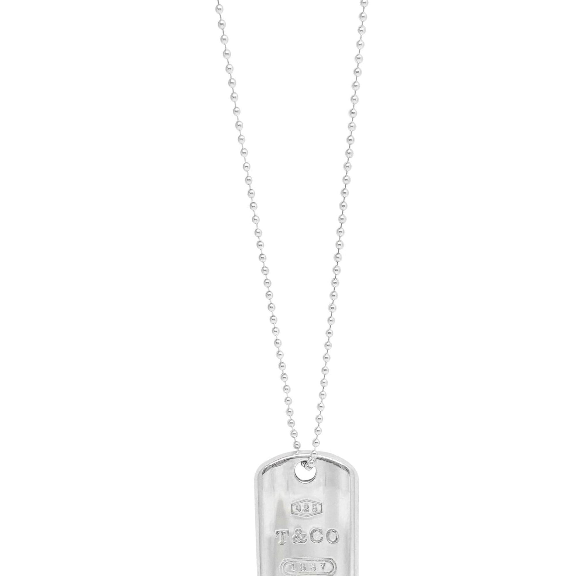 Tiffany & Co. 1837 Tag Pendant Necklace