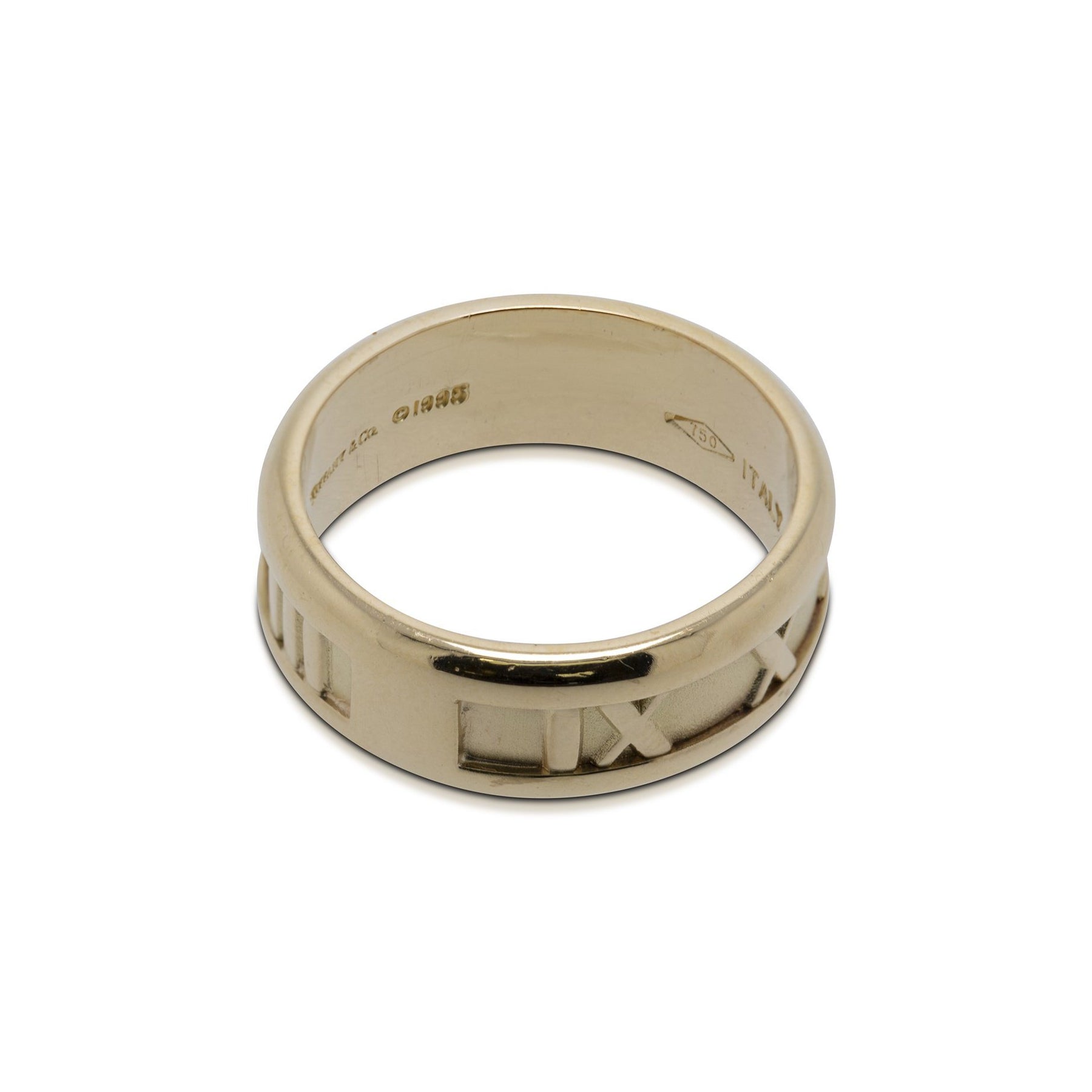 Tiffany & Co. 18K Gold Atlas Band Ring