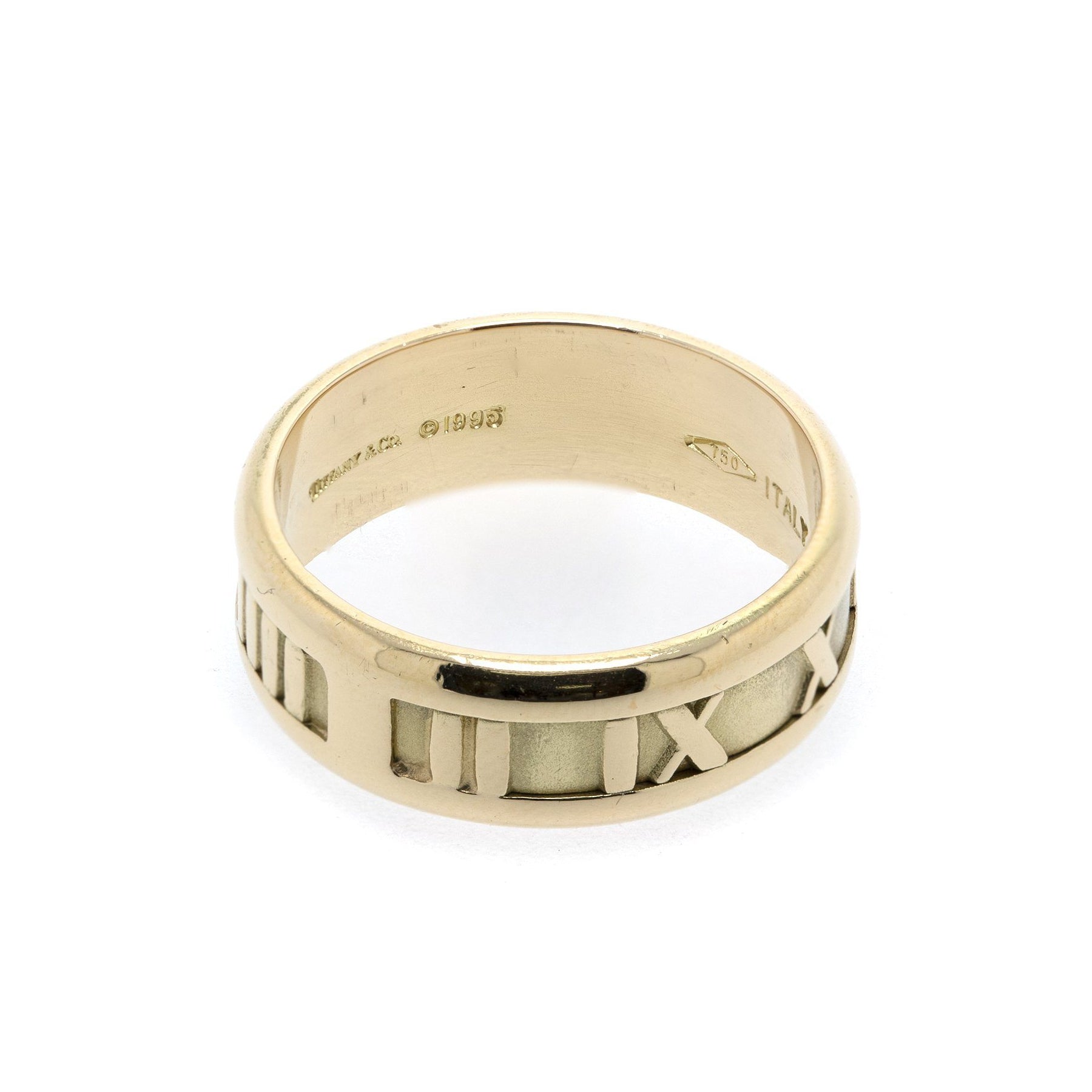 Tiffany & Co. 18K Gold Atlas Band Ring