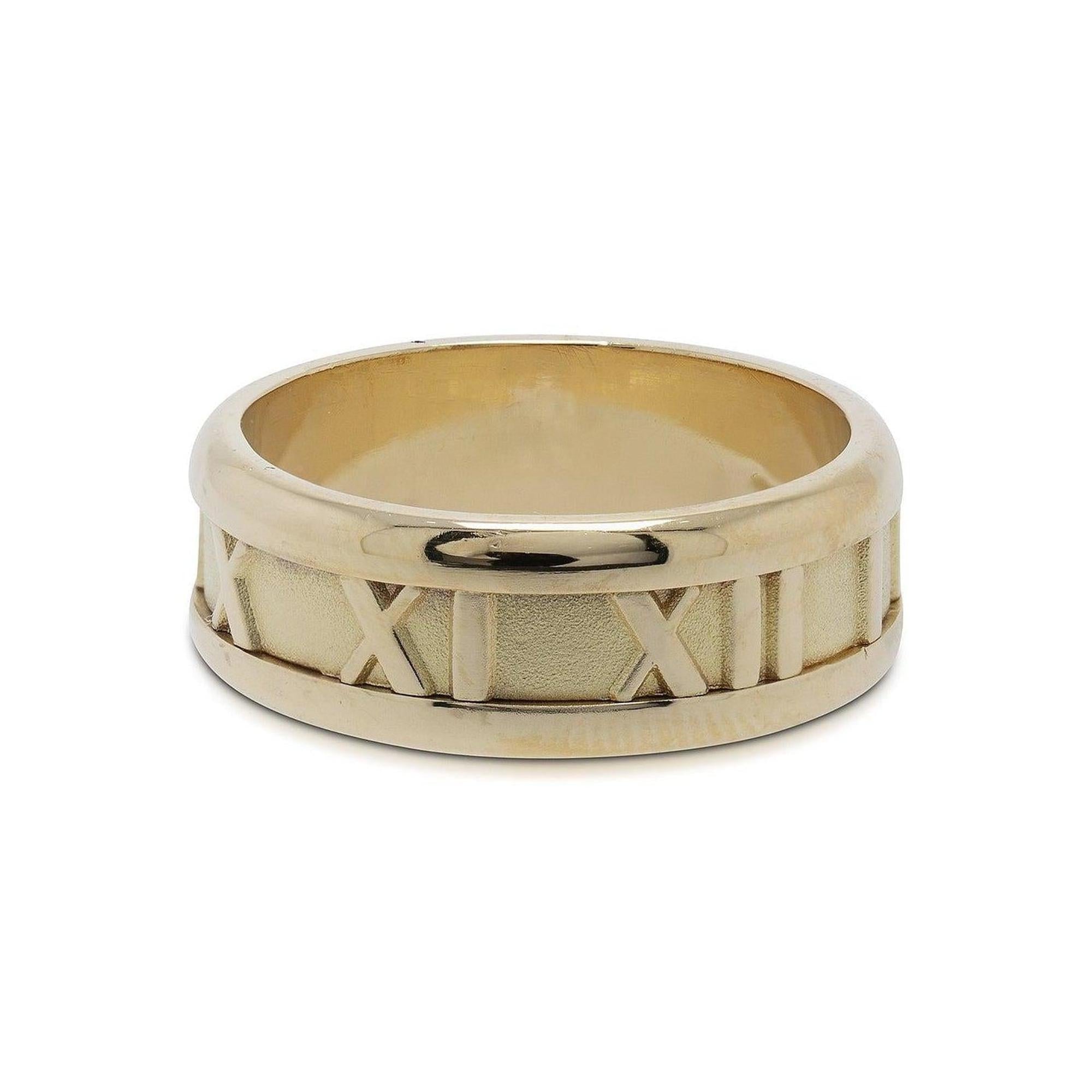 Tiffany & Co. 18K Gold Atlas Band Ring