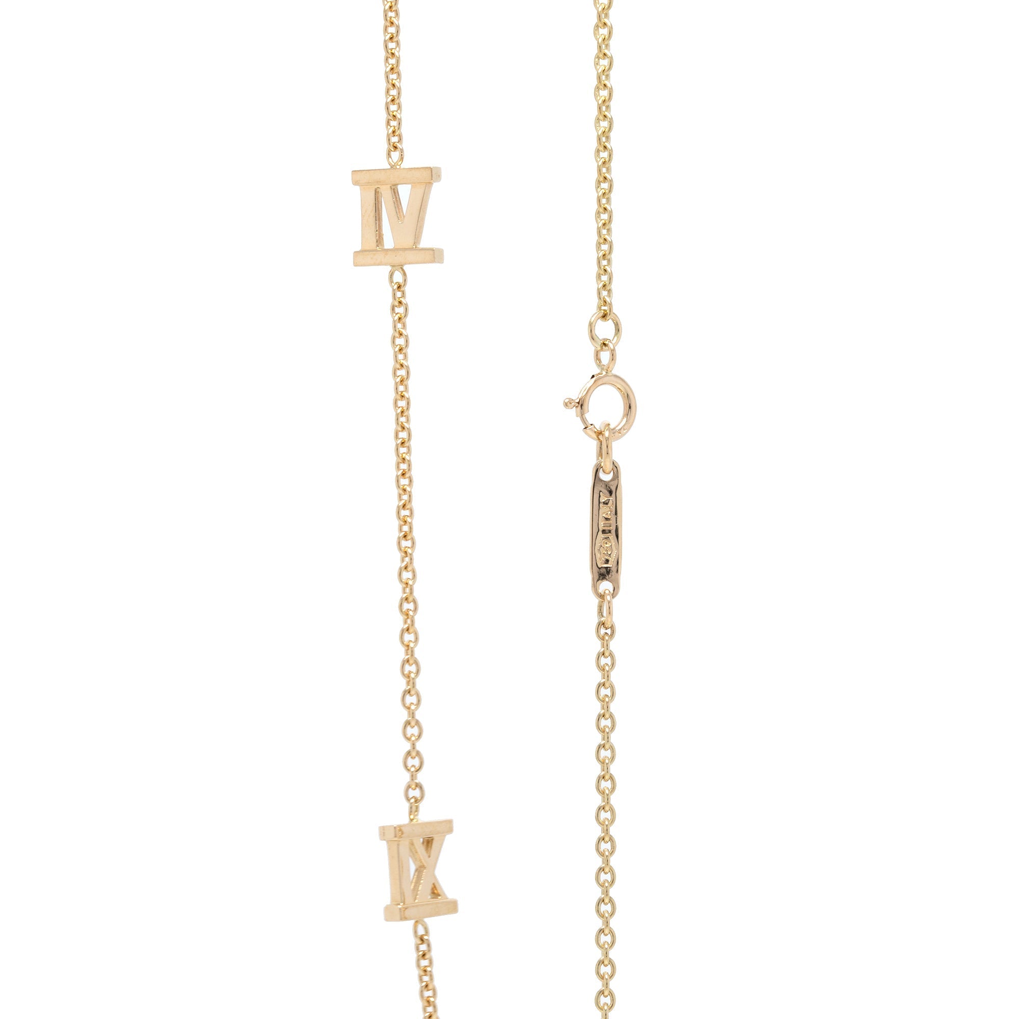 Tiffany & Co. 18k Gold Atlas Link Necklace