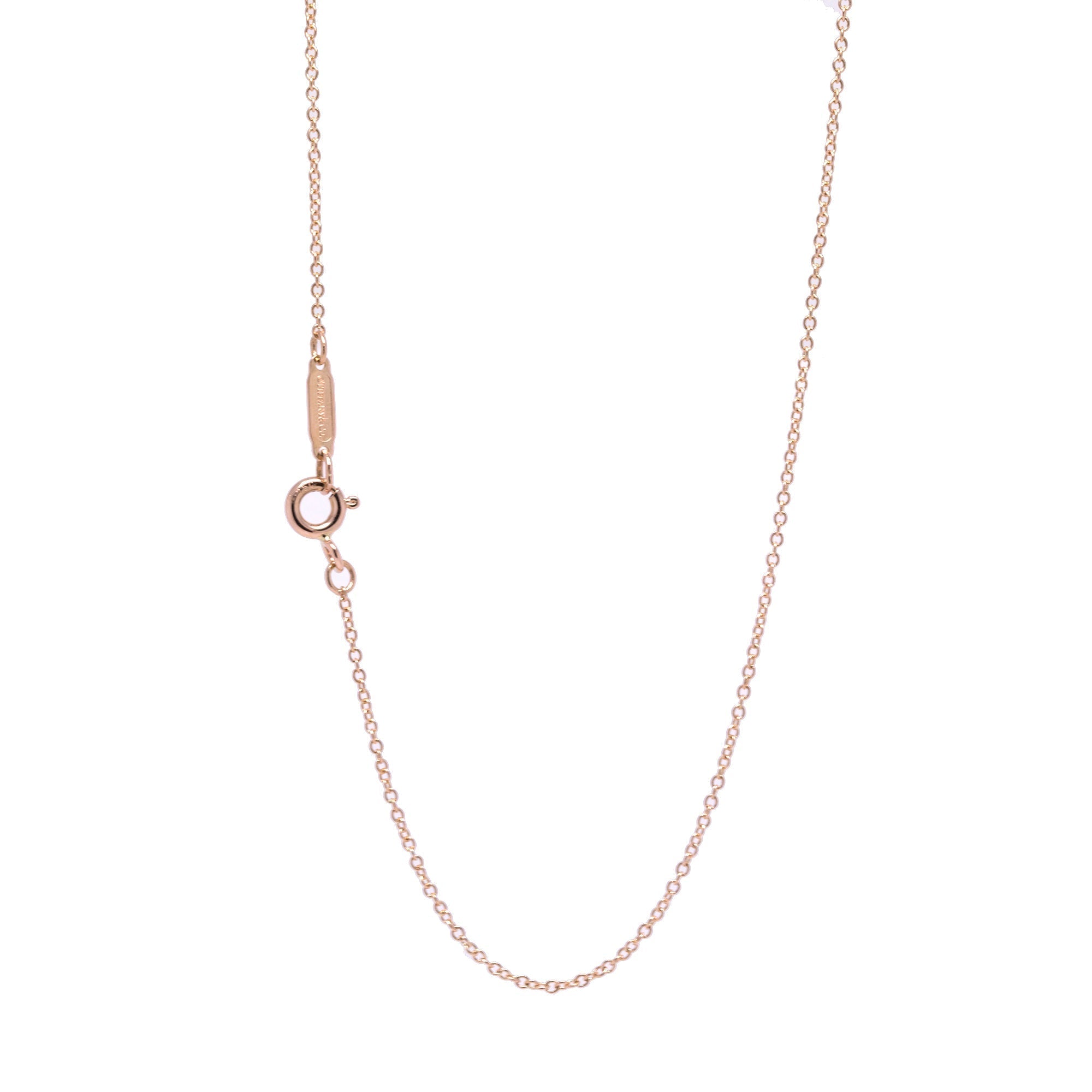 Tiffany & Co. 18k Gold Bow Pendant Necklace