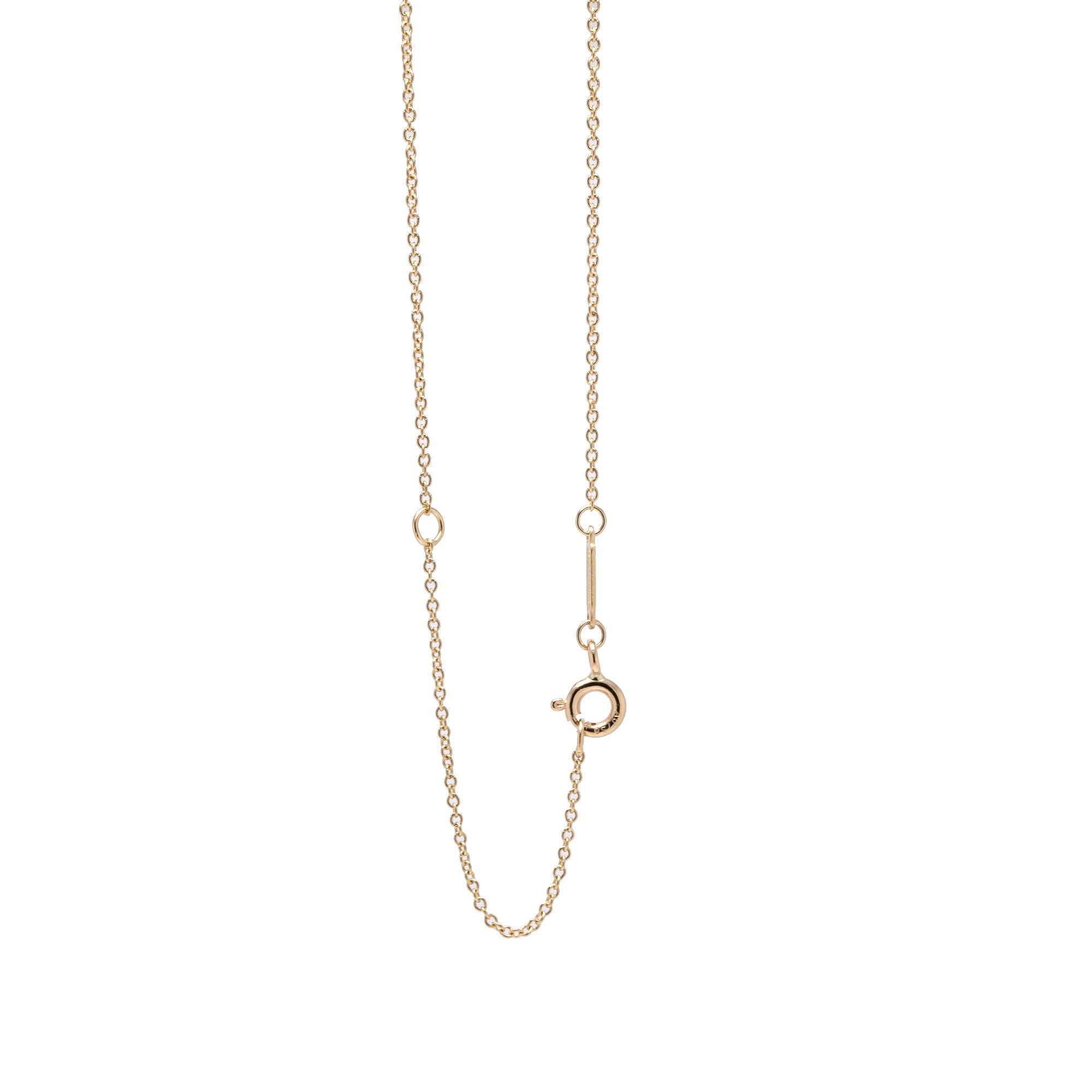 Tiffany & Co. 18k Gold Infinity Pendant Necklace