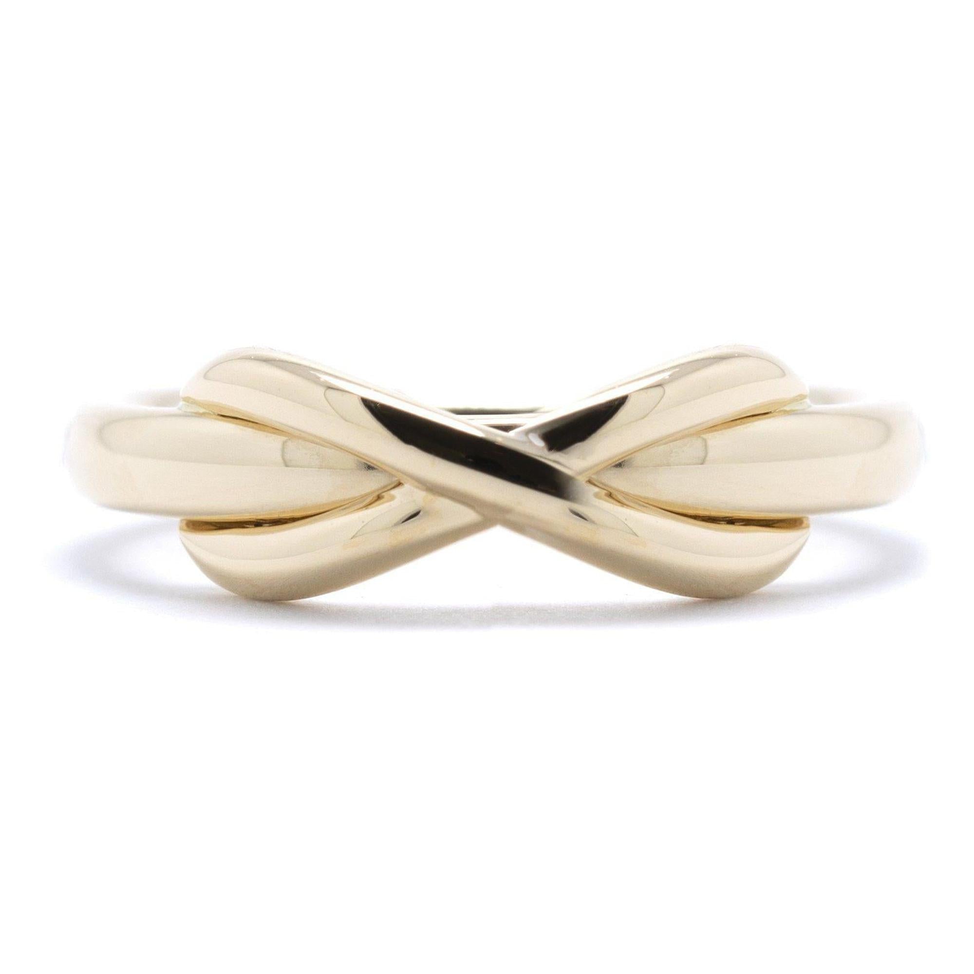 Tiffany & Co. 18k Gold Infinity Ring