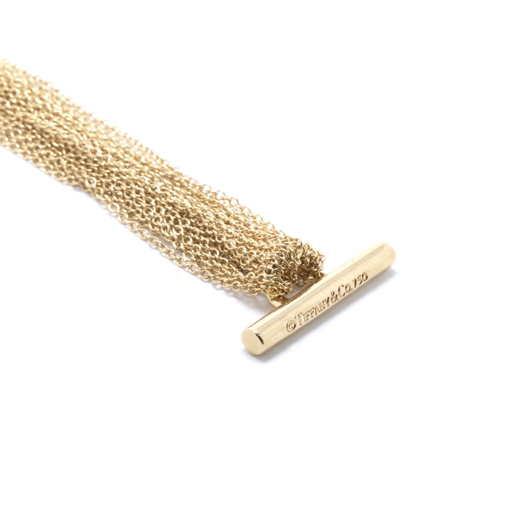 Tiffany & Co. 18k Gold Mesh Bracelet