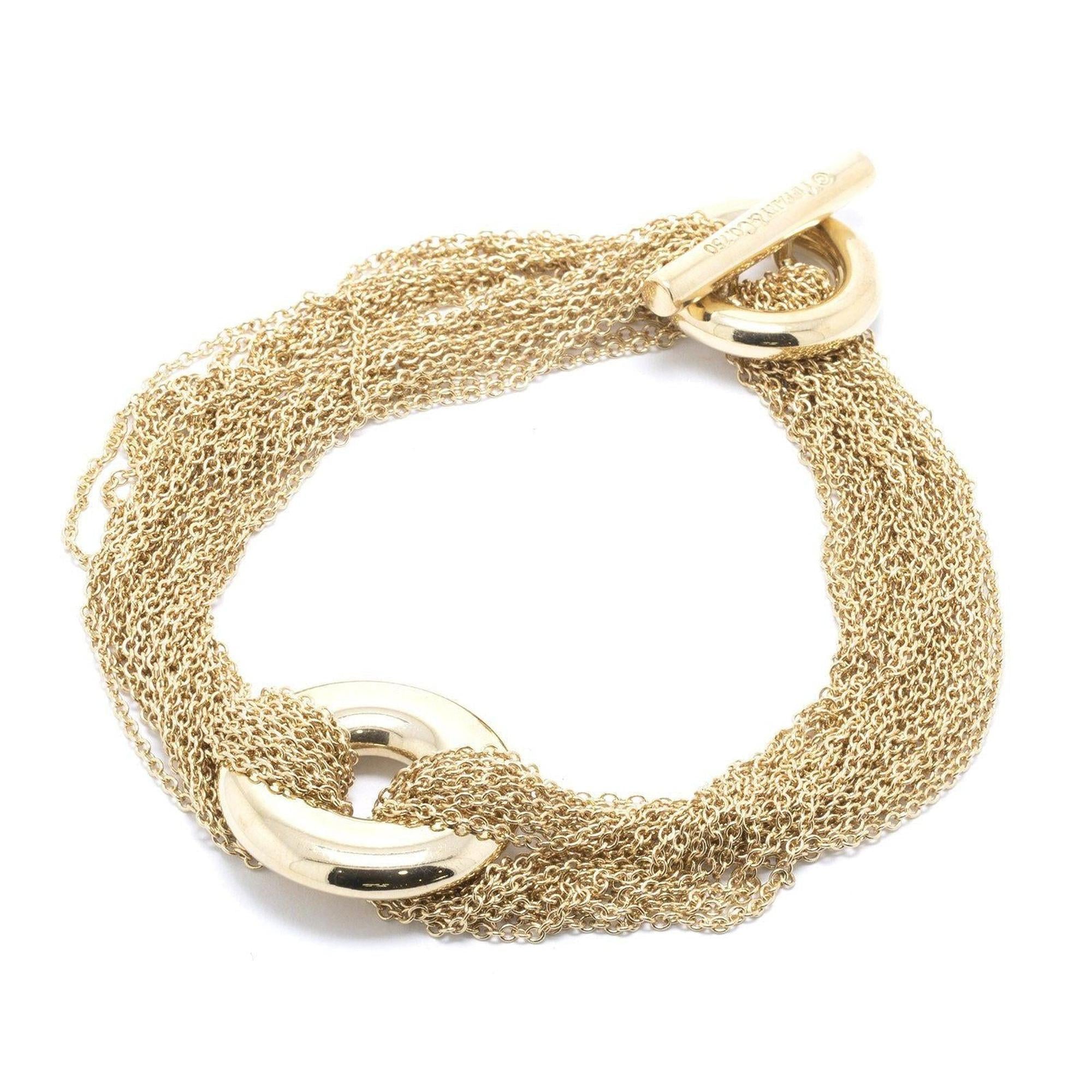 Tiffany & Co. 18k Gold Mesh Bracelet