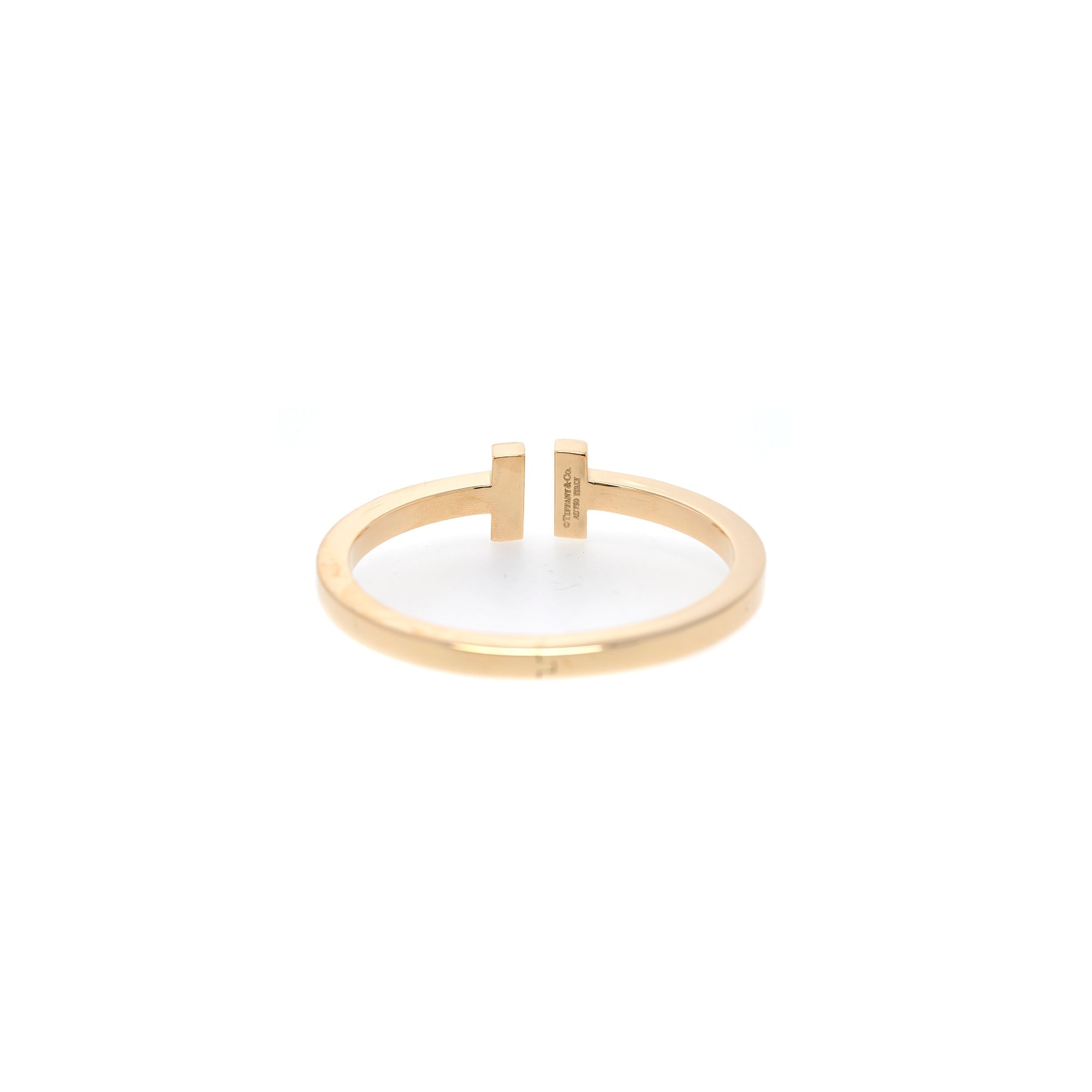 Tiffany & Co. 18k Gold T Square Bracelet w/ Box