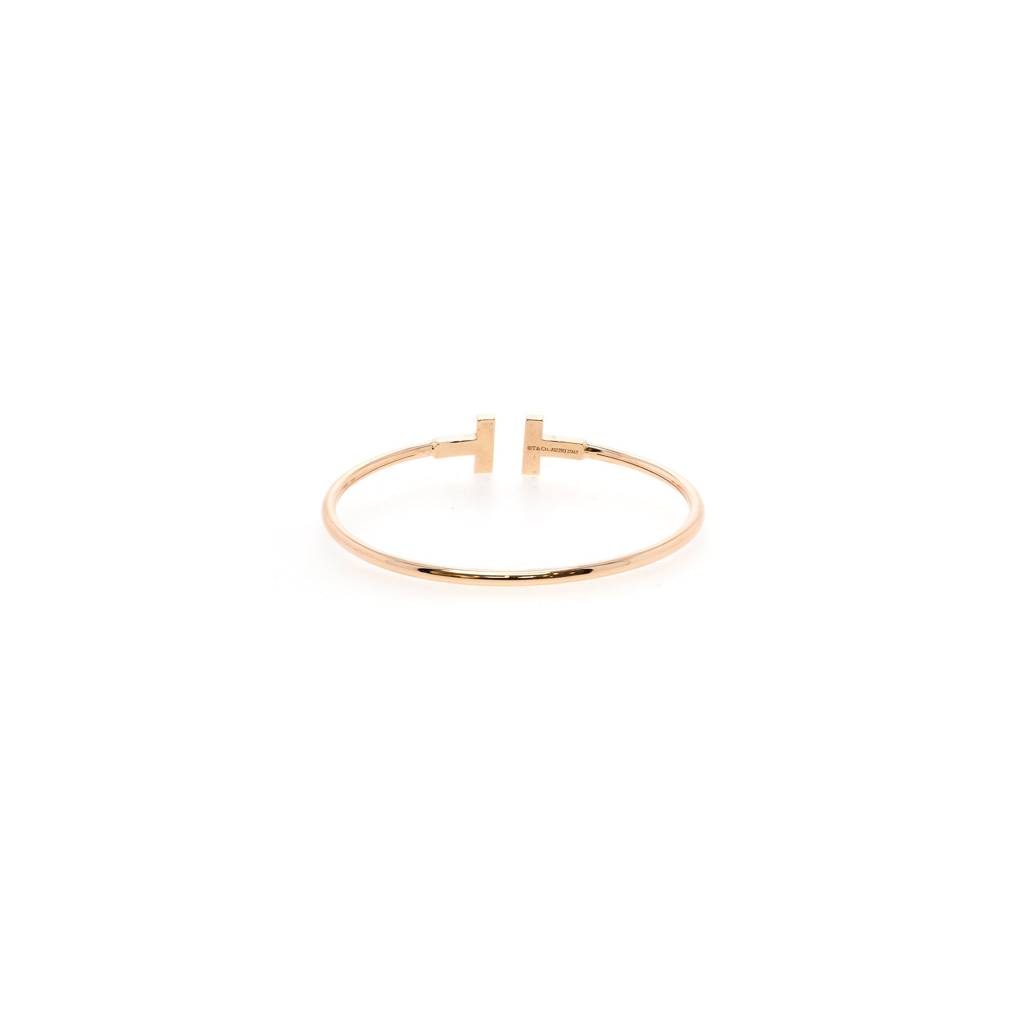 Tiffany & Co. 18k Gold T Wire Bracelet