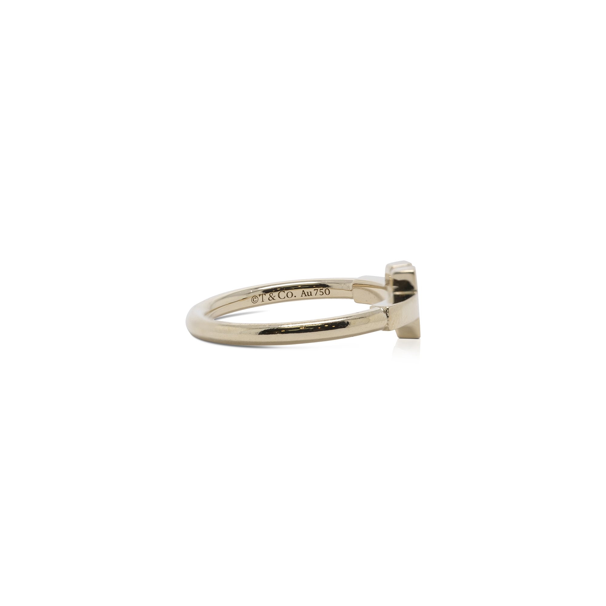 Tiffany & Co. 18k Gold T Wire Ring