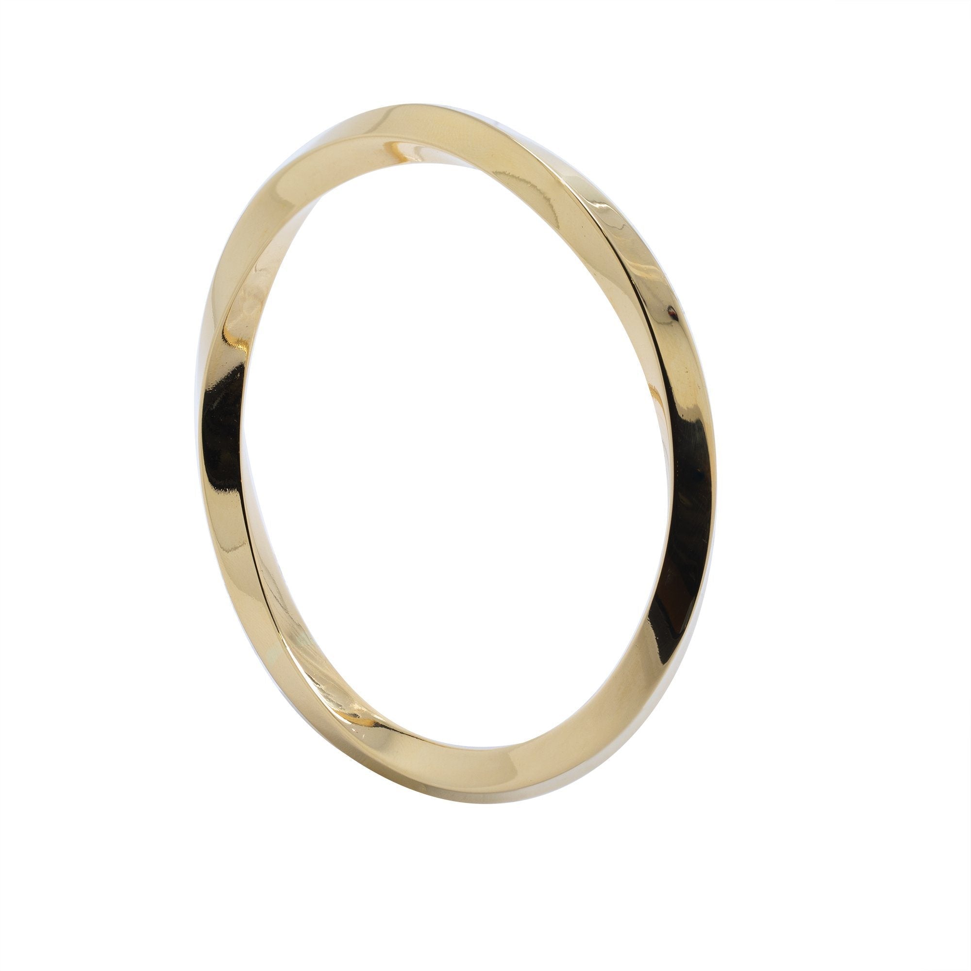 Tiffany & Co. 18k Gold Twist Bangle Bracelet