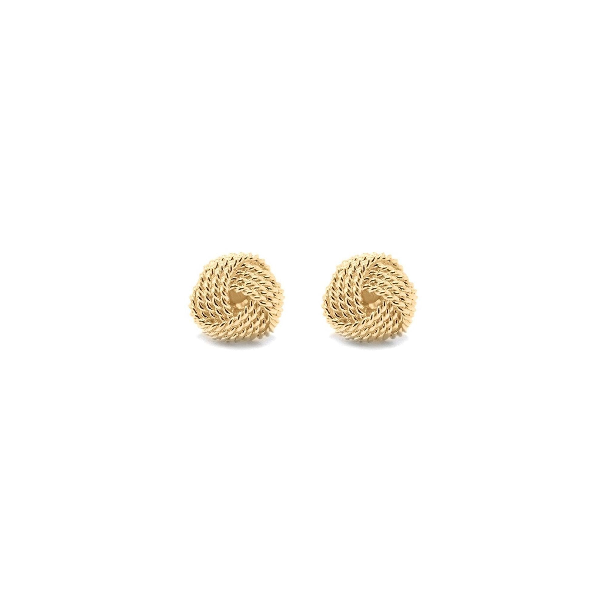 Tiffany & Co. 18k Gold Twist Knot Earrings