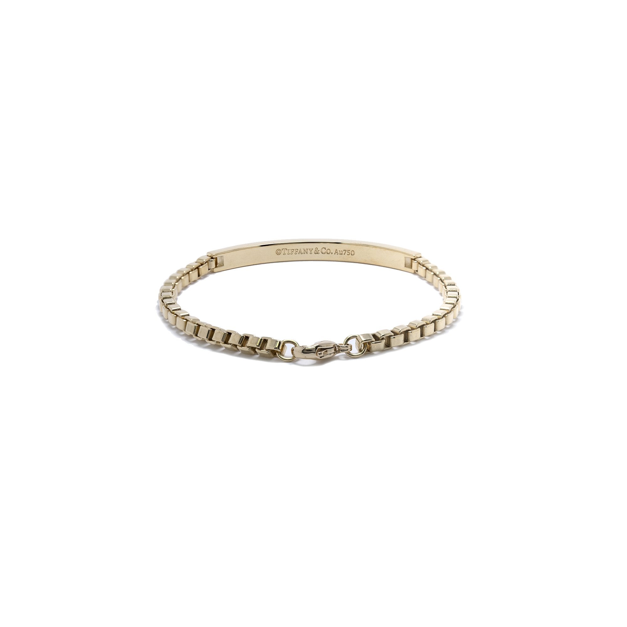 Tiffany & Co. 18k Gold Venetian Link ID Bracelet