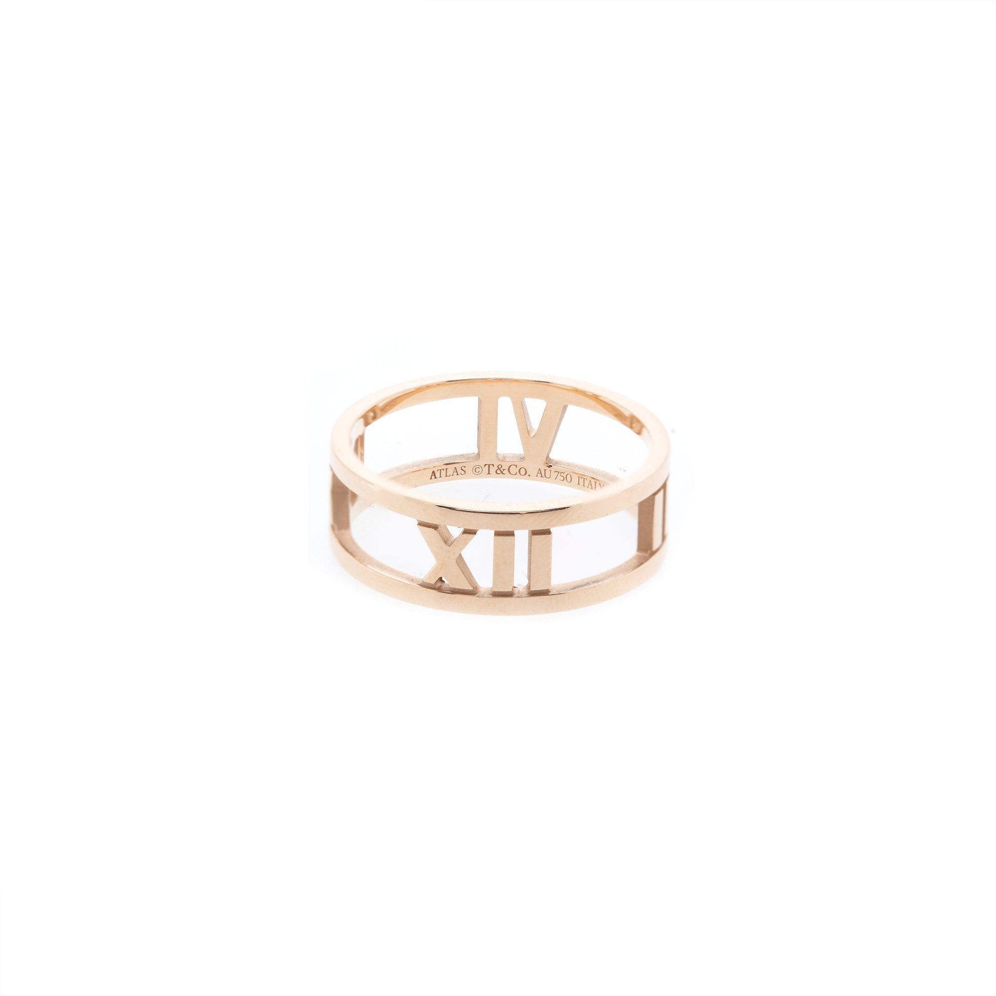 Tiffany & Co. 18k Rose Gold Atlas Open Ring