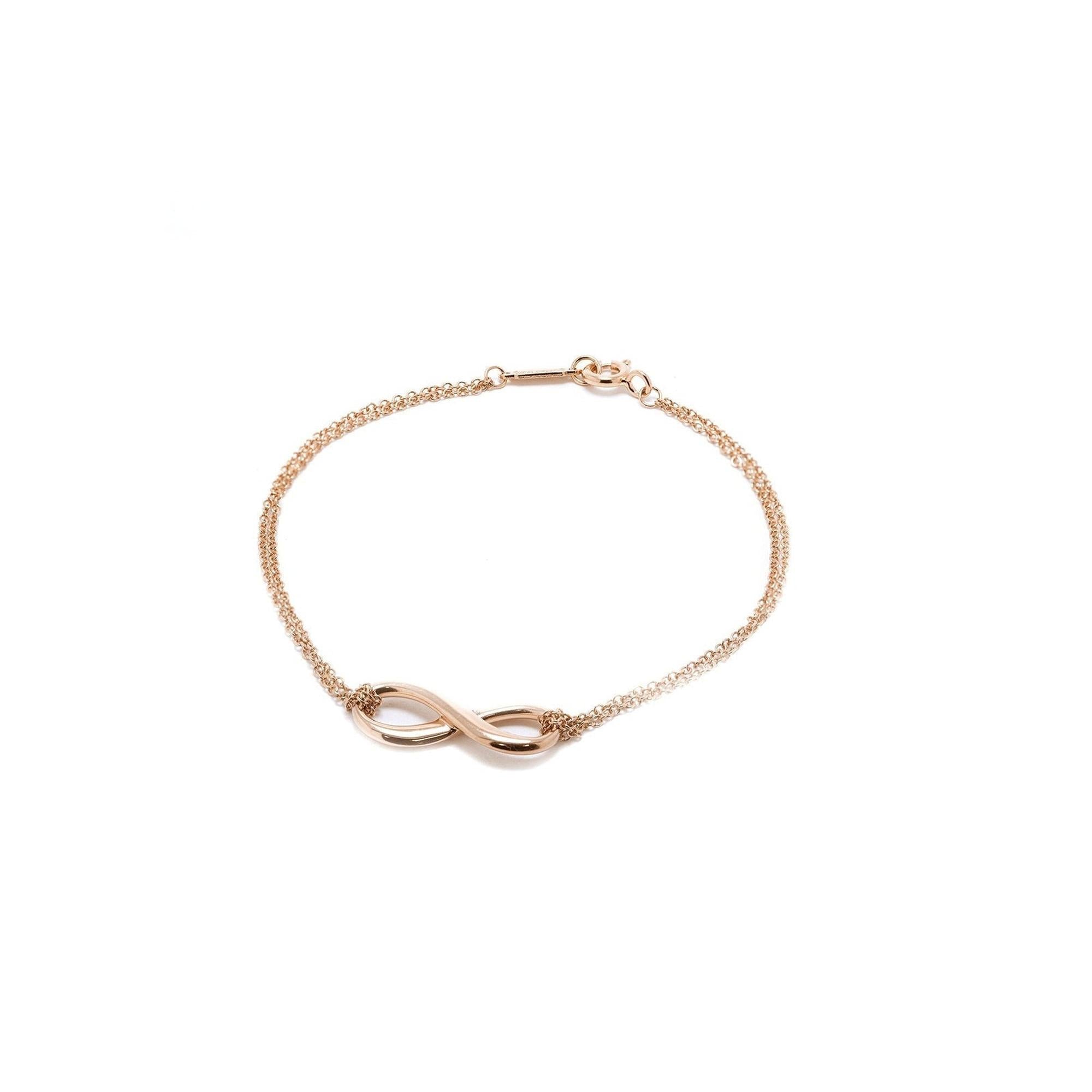 Tiffany & Co. 18k Rose Gold Infinity Bracelet