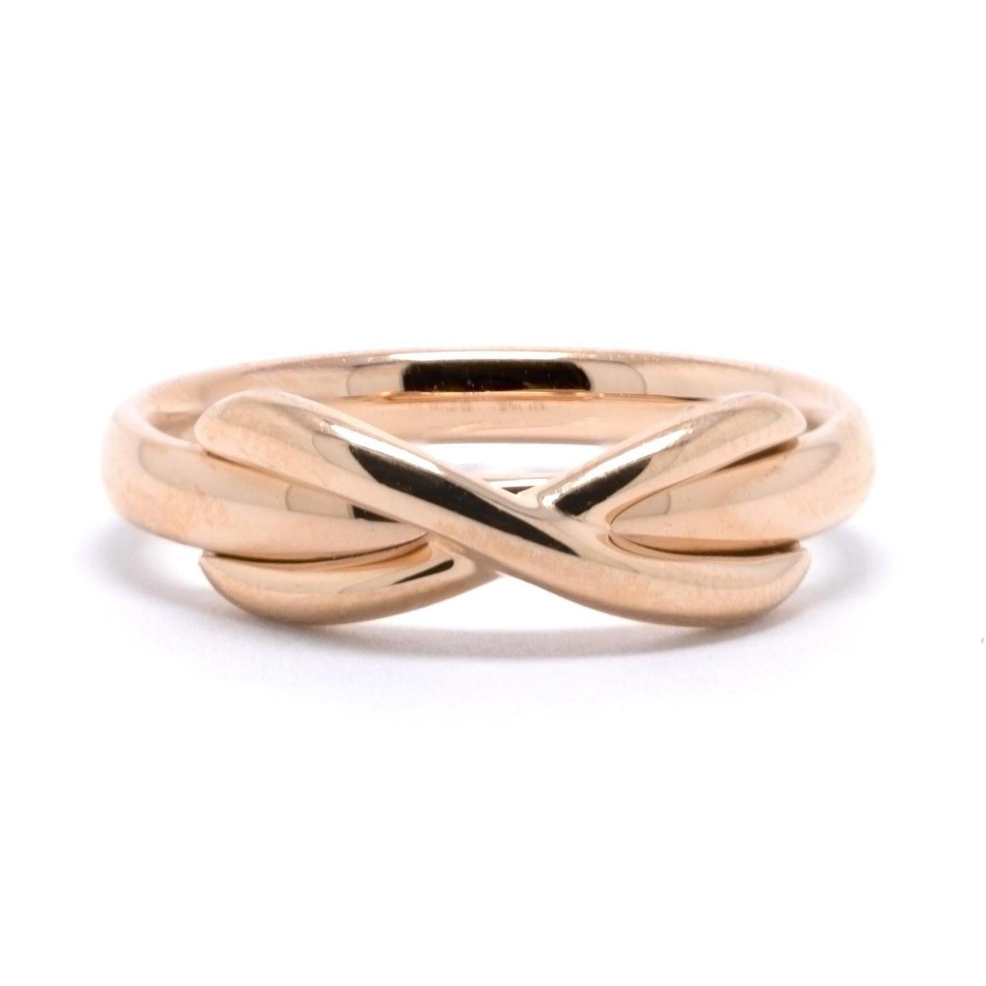 Tiffany & Co. 18k Rose Gold Infinity Ring