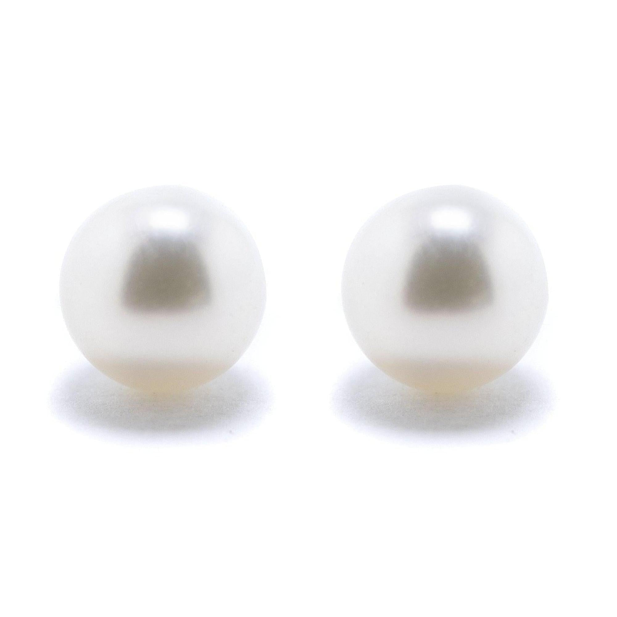 Tiffany & Co. 18k White Gold Pearl Stud Earrings