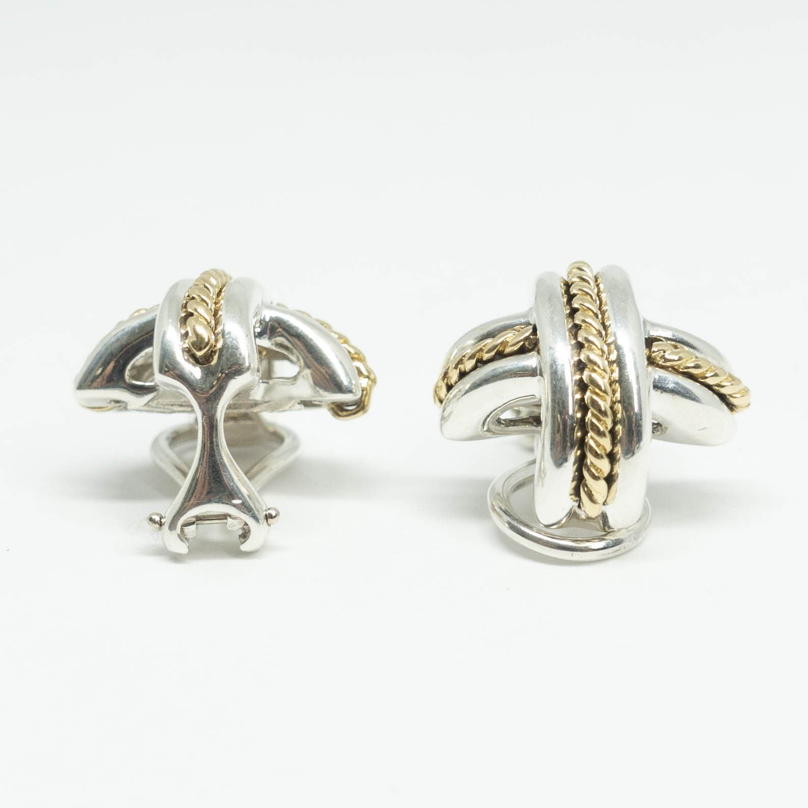Tiffany & Co. 2-Tone X Earclip Earrings