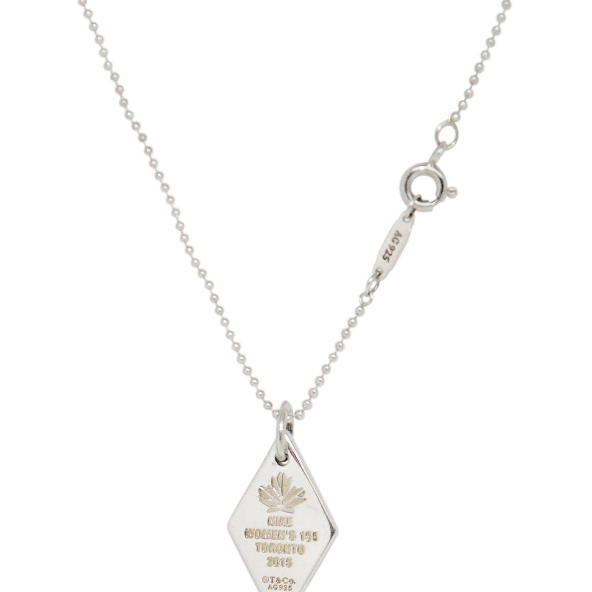 Tiffany & Co. 2015 Nike Women's Toronto Pendant Necklace