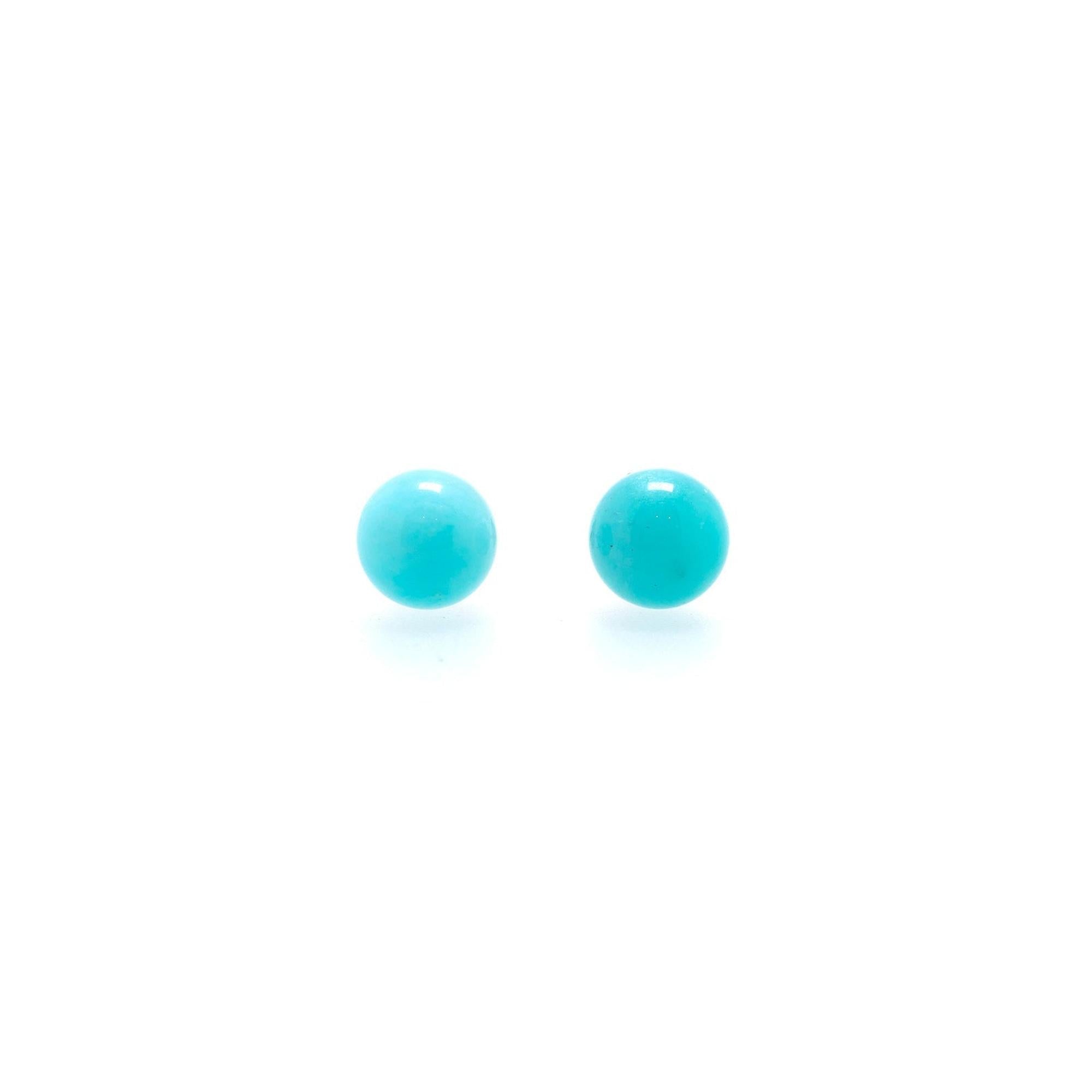 Tiffany & Co. Amazonite Ball Stud Earrings
