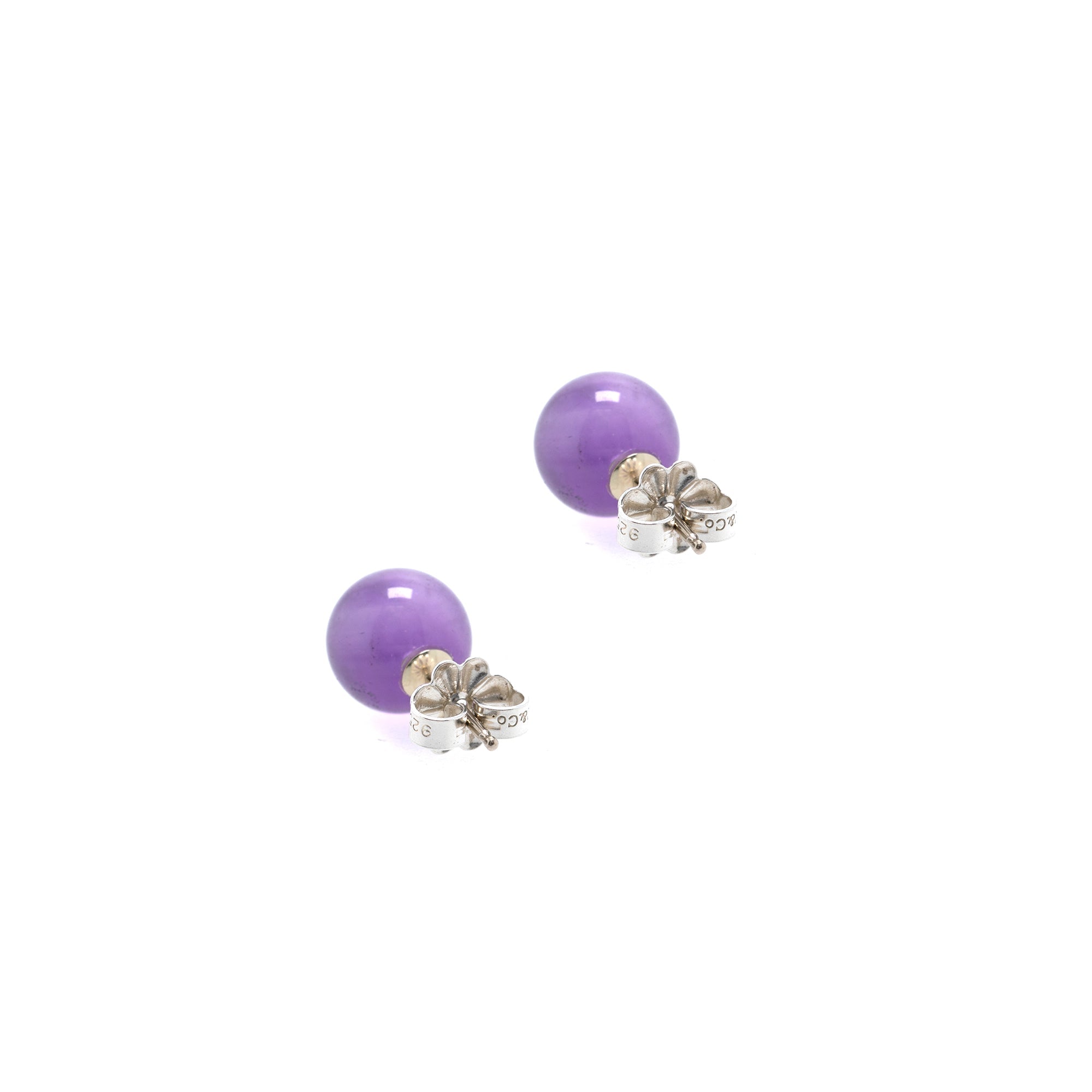 Tiffany & Co. Amethyst Ball Stud Earrings