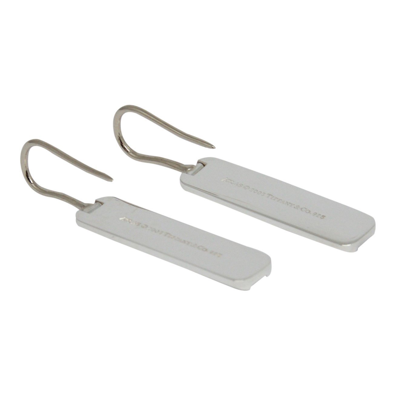 Tiffany & Co. Atlas Bar Drop Earrings