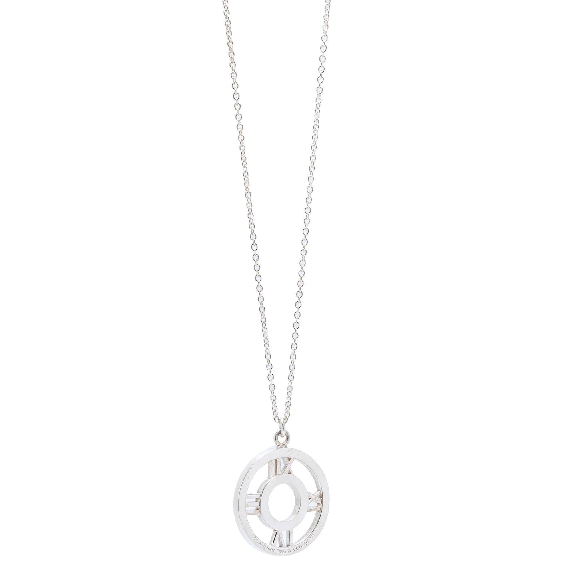 Tiffany & Co. Atlas Pendant Necklace