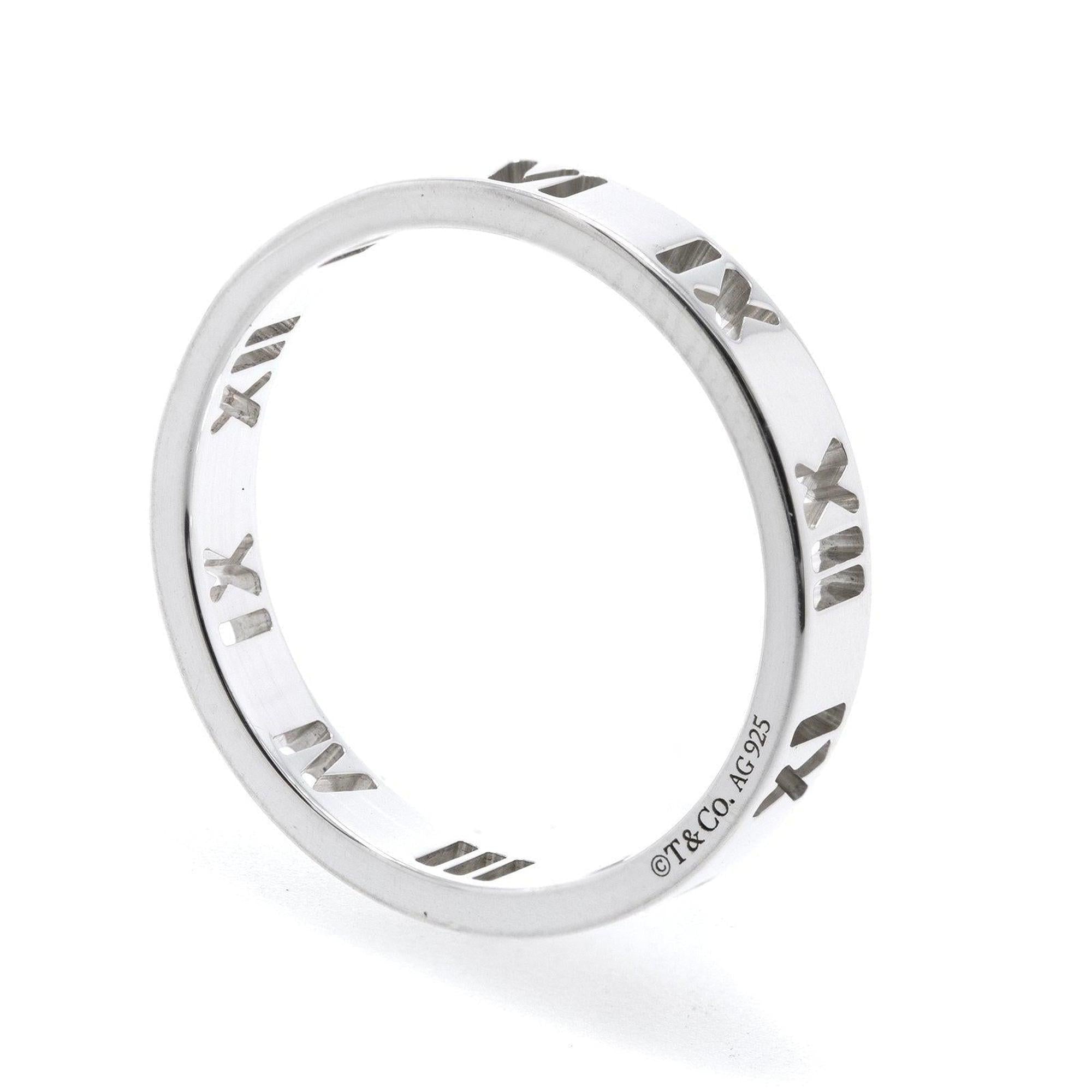 Tiffany & Co. Atlas Pierced Narrow Ring