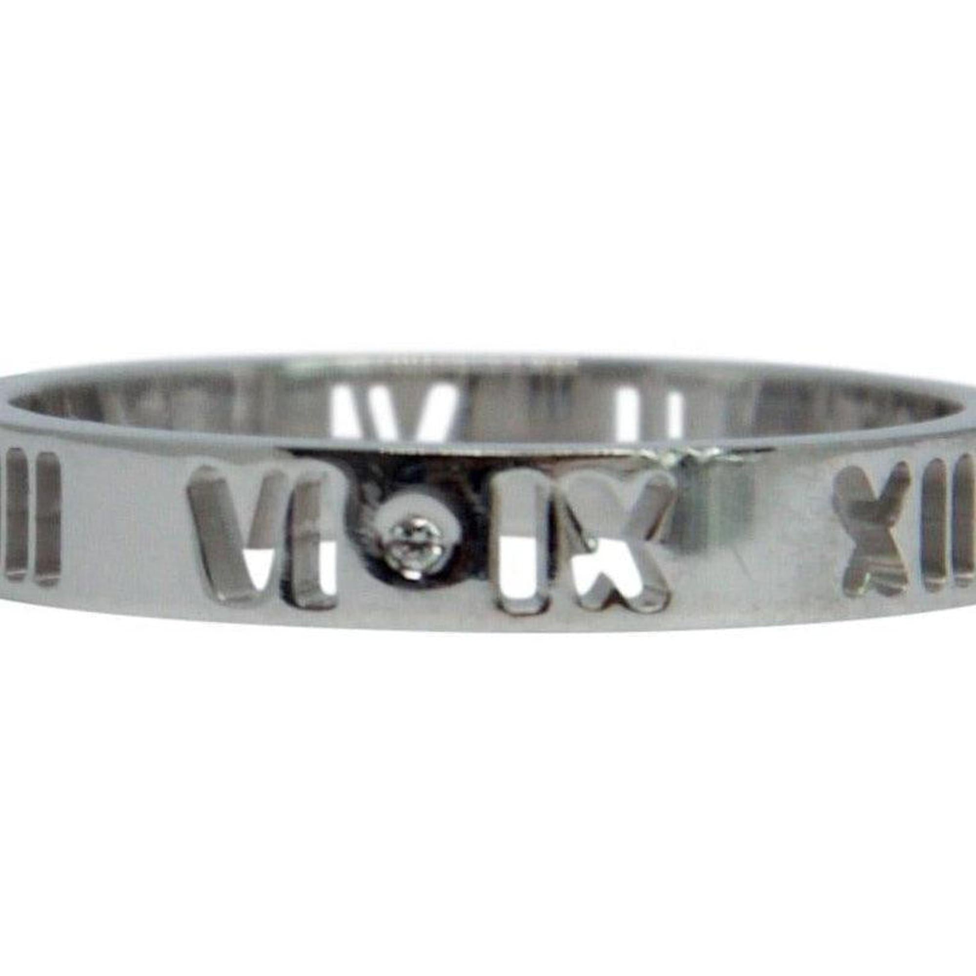 Tiffany & Co. Atlas Pierced Ring with Diamonds