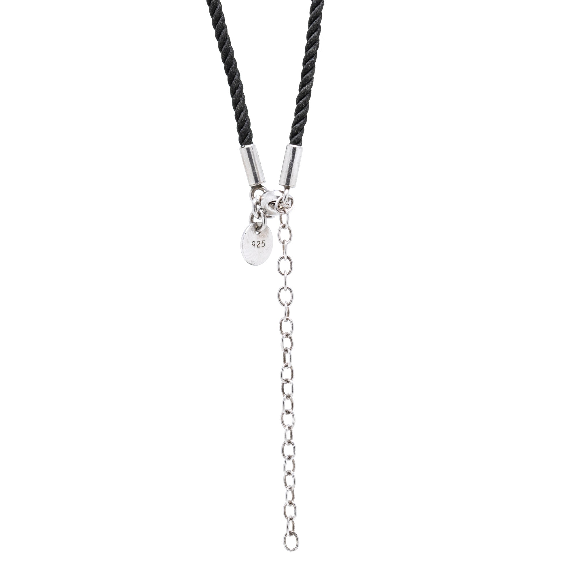 Tiffany & Co. Black Bone China Round Notes Pendant Necklace