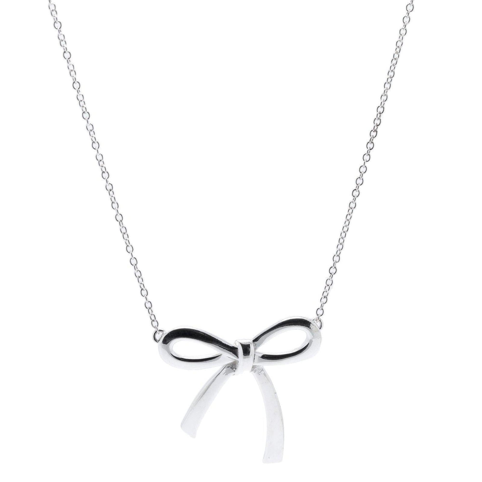 Tiffany & Co. Bow Pendant Necklace