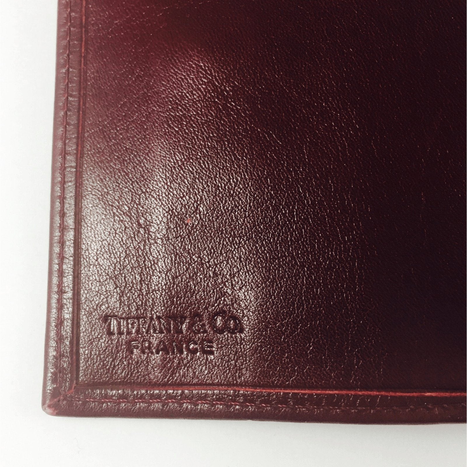 Tiffany & Co. Burgandy Wallet