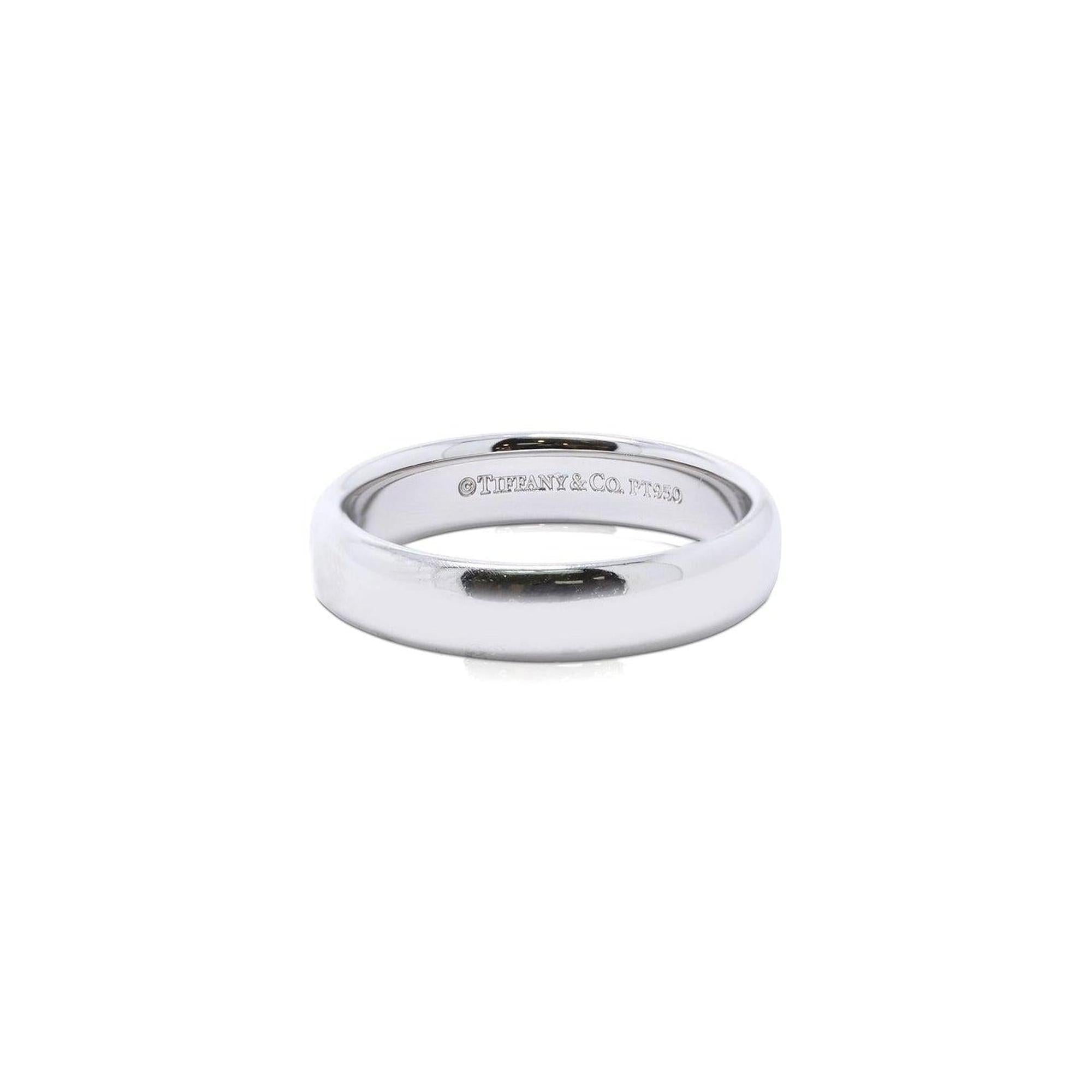 Tiffany & Co. Classic Platinum Band Ring