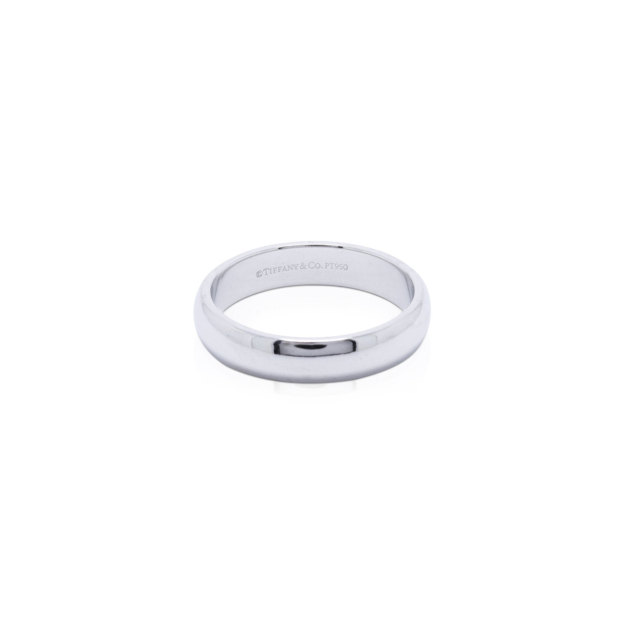 Tiffany & Co. Classic Platinum Wedding Band Ring