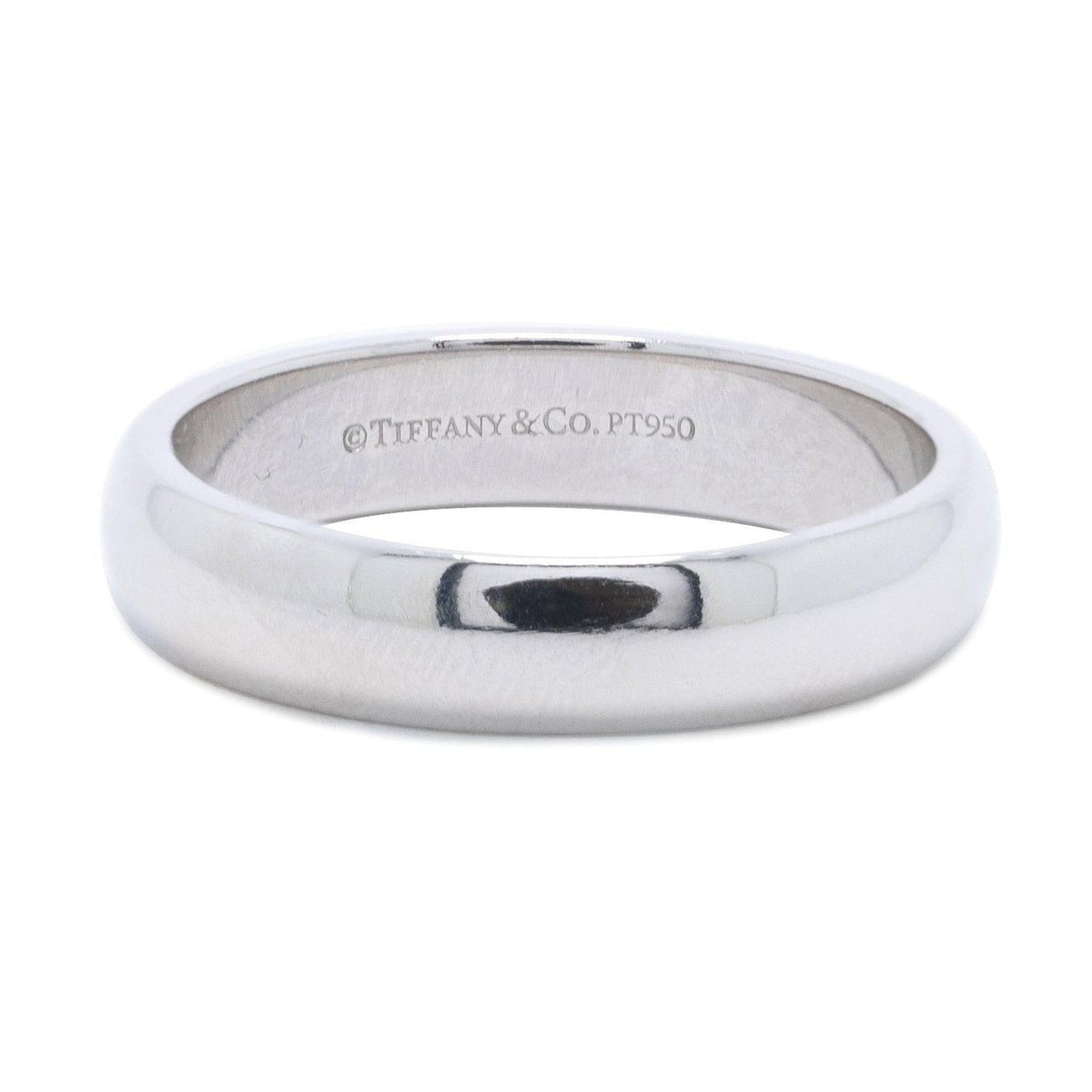 Tiffany & Co. Classic Platinum Wedding Band Ring – Oliver Jewellery